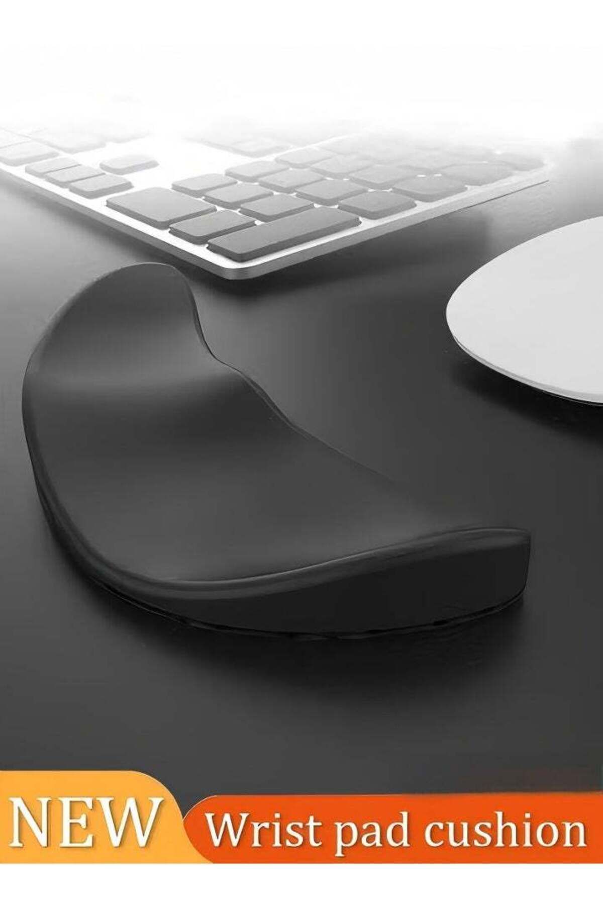 Generic-Ergonomic Mouse Wrist Pad, Palm Rest Pad Gliding Wrist Pad That Moves with Mouse, Portable Silicone 1