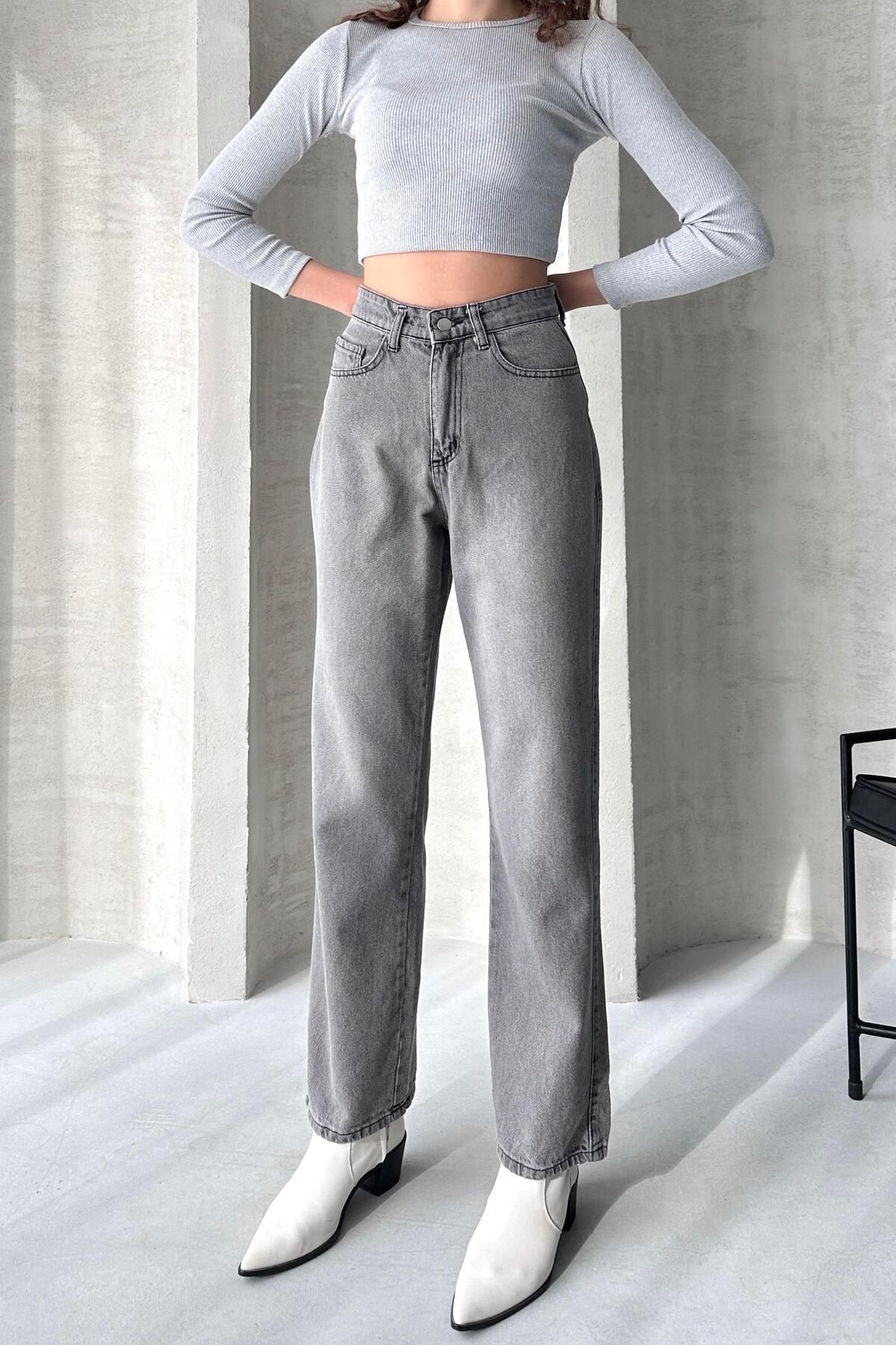 ZAROLİ Yüksek Bel Straight Jean - 4751