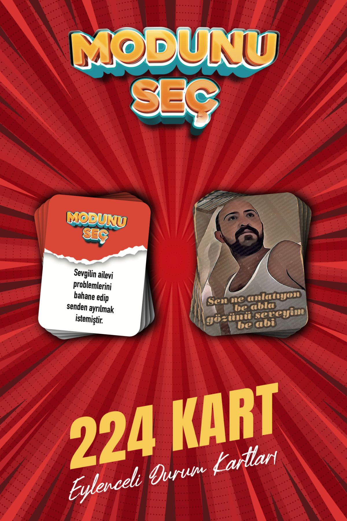 LUCKY Modunu Seç Modun Nedir Eğlenceli Grup Arkadaş Aile Kutu Oyunu