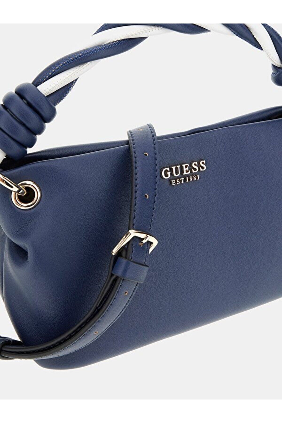 Guess-CRUISE VIBE TOP HANDLE XBODY női sötétkék kézitáska HWNG9649110-NVW 5