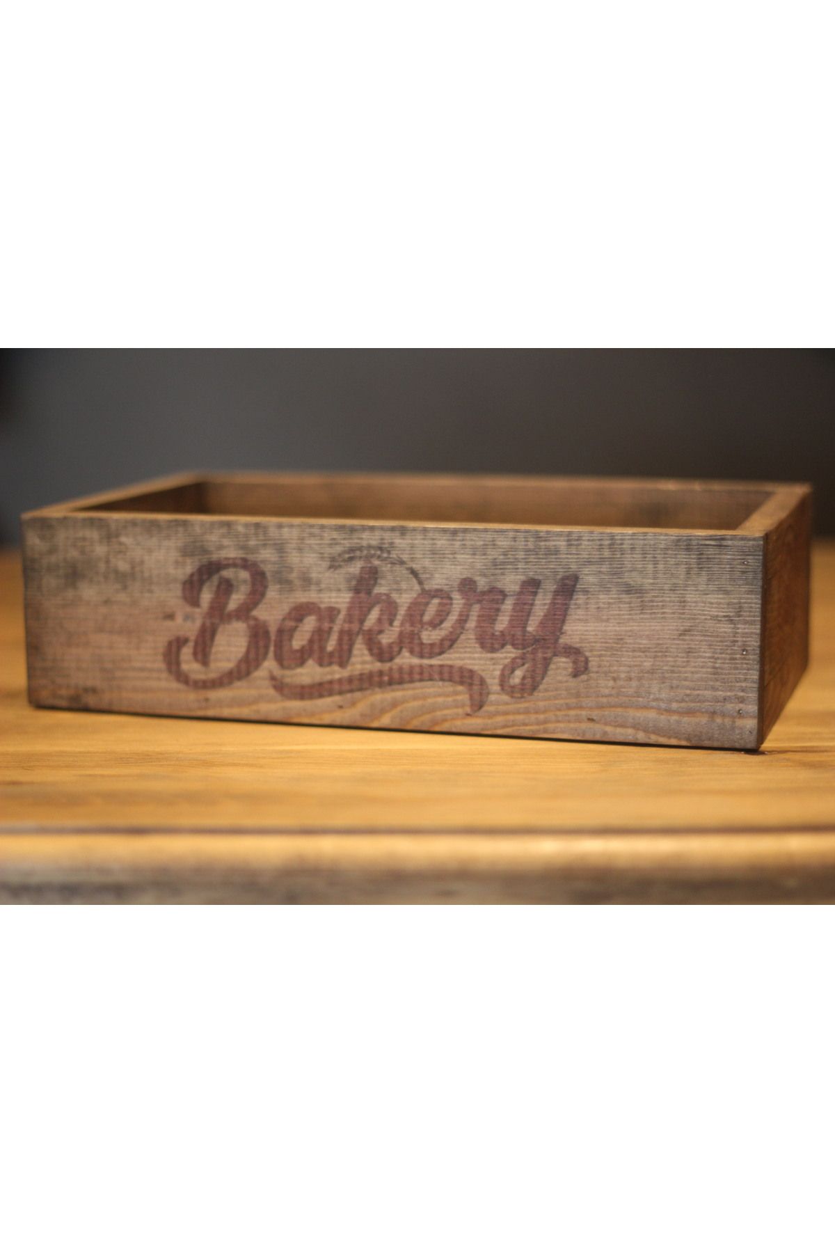 pratikolay BAKERY (30x18x8cm) RETRO DEKORATİF KUTU (hand made/ el yapımı)