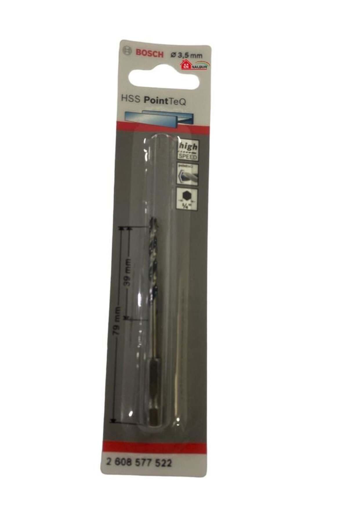 NEZADE STORE-Bosch Pointteq Hexagonal Shank Hss Drill Bit 3.5 mm 2