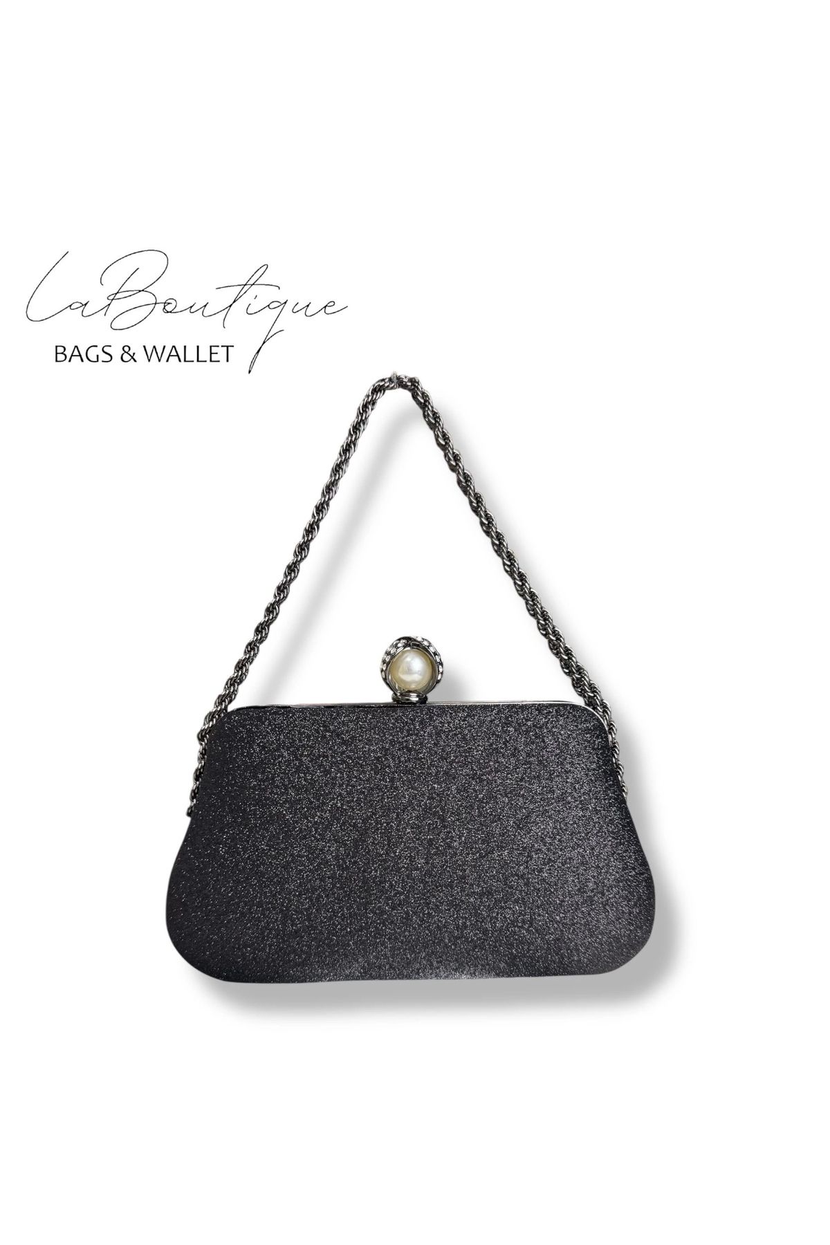 LA BOUTIQUE LB ABİYE ÇANTA 25-017 SİYAH