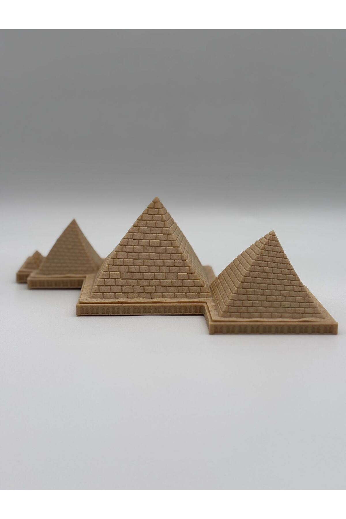 freegift GİZE PİRAMİTLERİ 3D MAKET AHŞAP - TARİHİ ve ESTETİĞİ BULUŞTURAN DEKOR