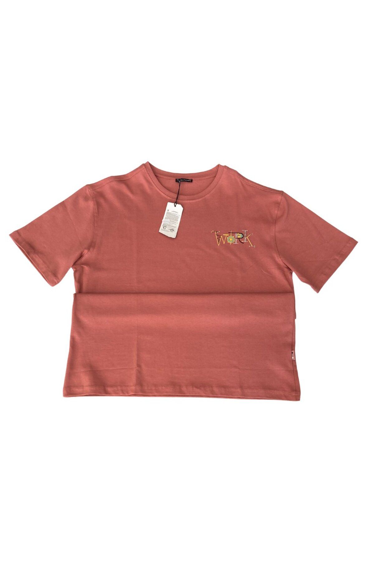 Butik Sırt Baskılı Oversize Tişört