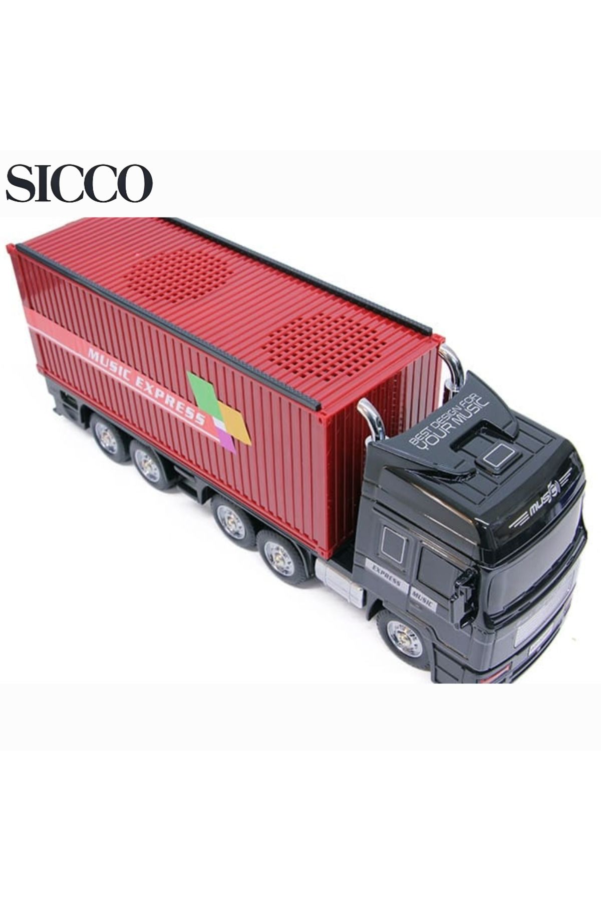 SİCCO Sicco - Kamyon Tır Hoparlör Bluetooth Hoparlör Radyo Speaker - TIR GÖRÜNÜMLÜ BLUETOOTH HOPARLÖR