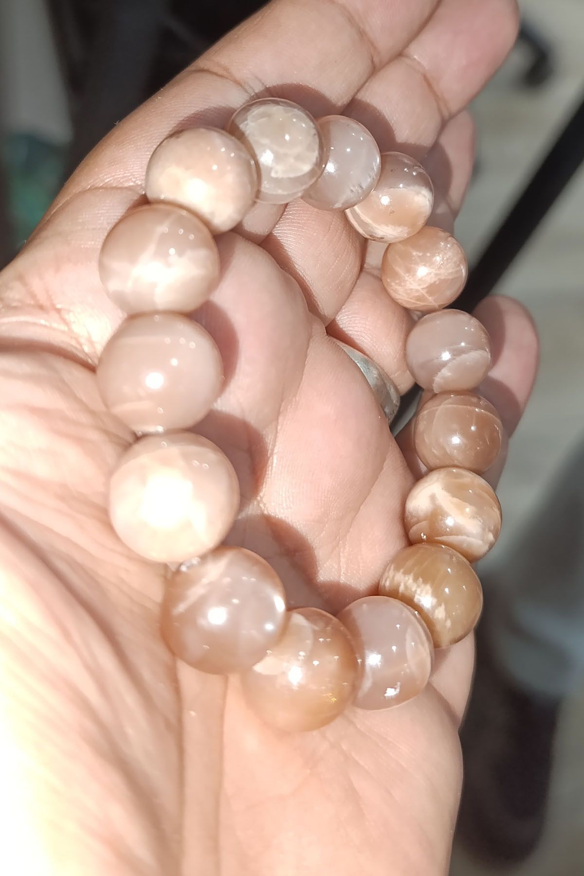 TAŞÇIZADE Güneş Taşı 14 mm Doğaltaş Bileklik