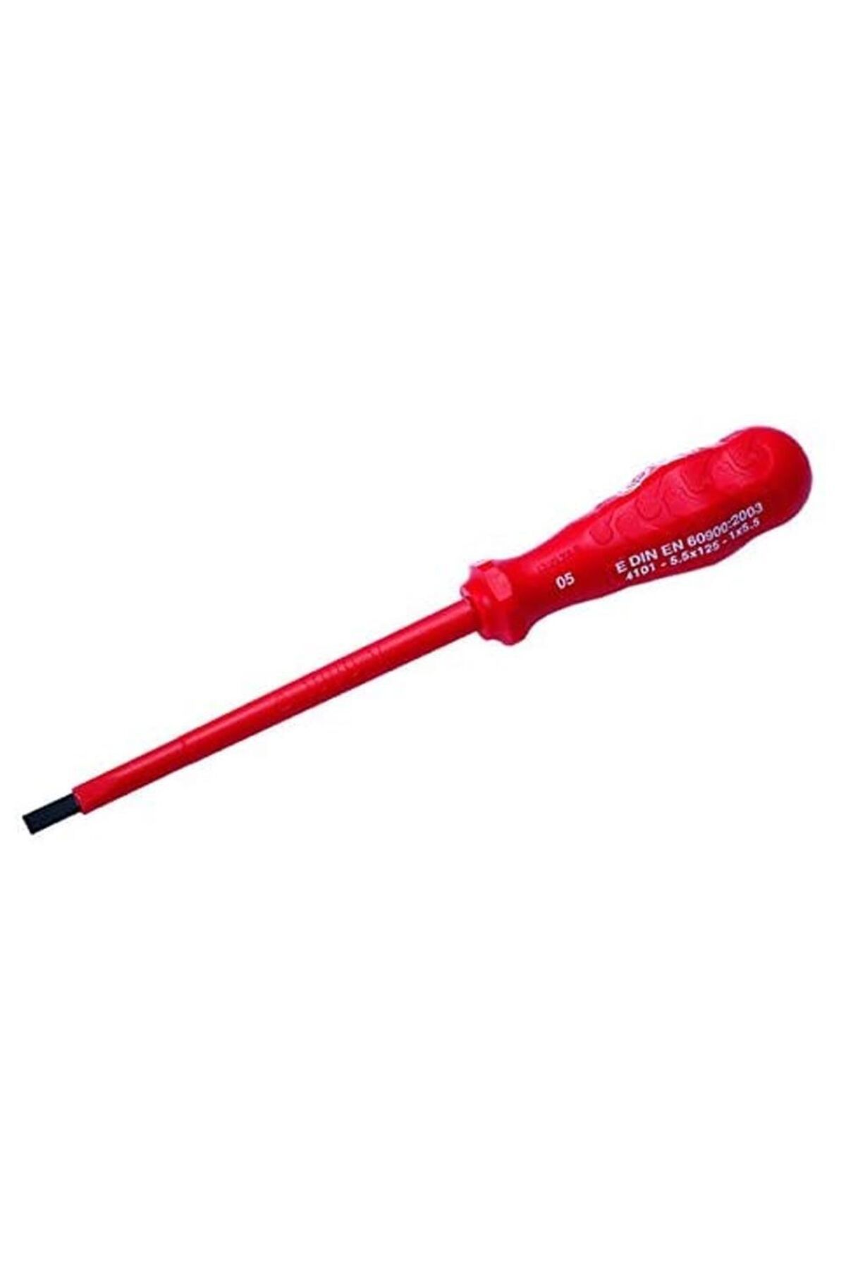MR RZN STORE İzeltaş 6,5X150 İzoleli Düz Uçlu Tornavida