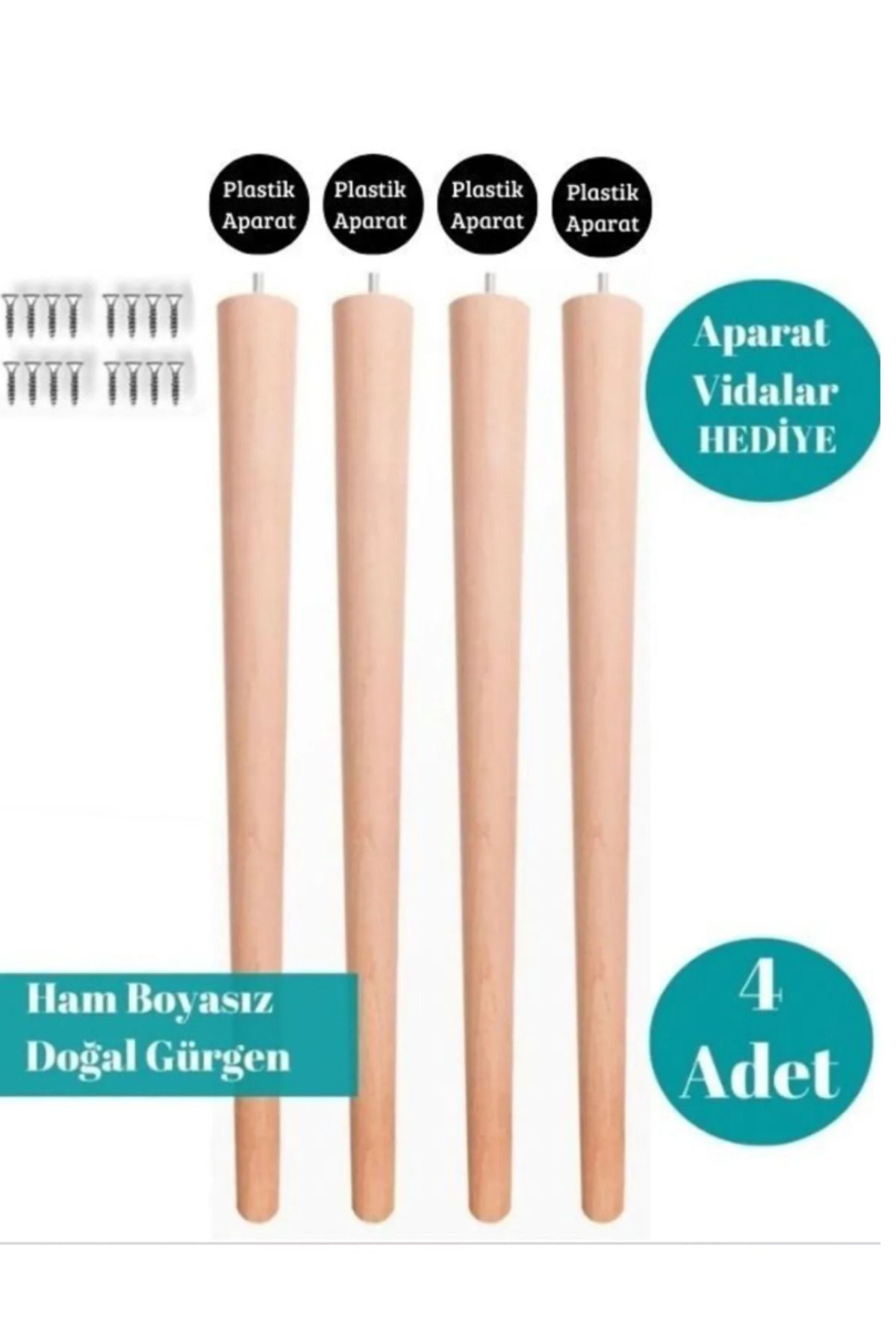 infodesign 44 Cm üst çap 4cm Masa Ve Sehpa Ayak