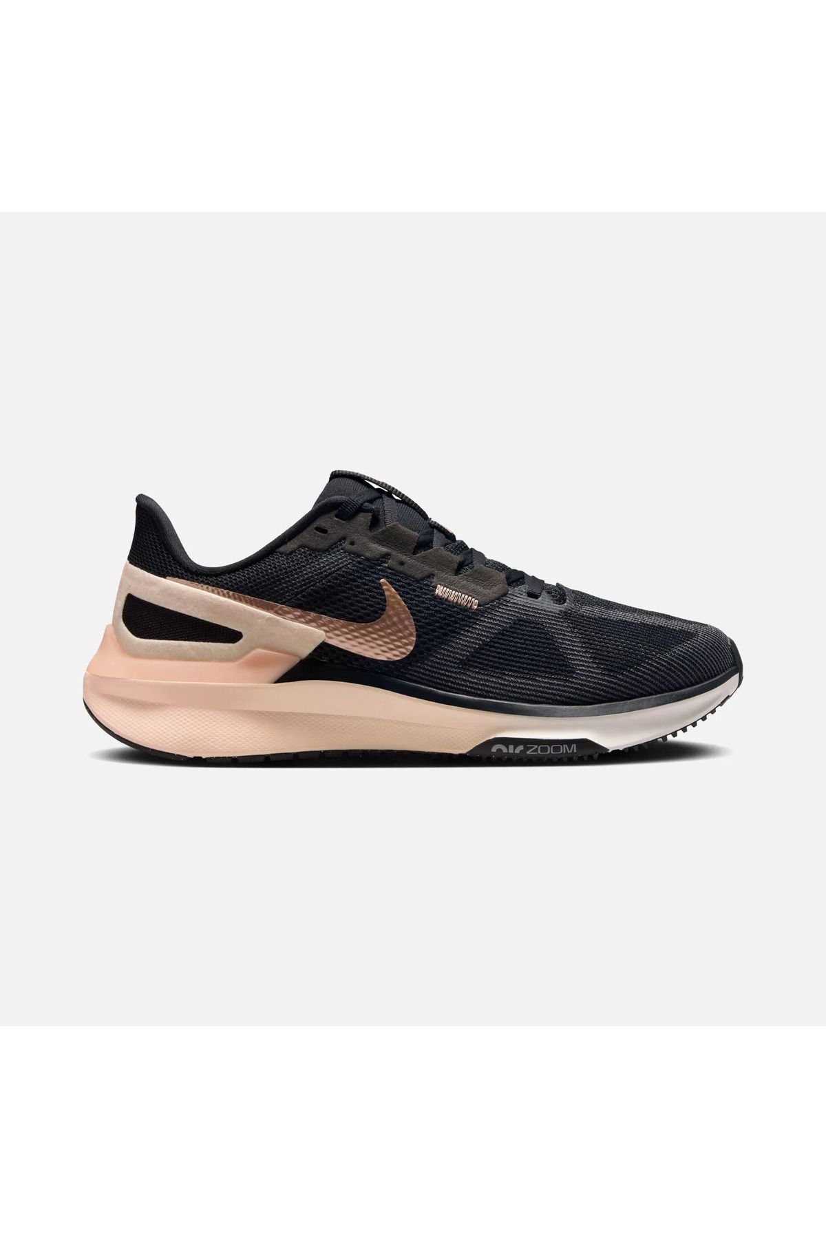 Nike Air Zoom Structure 25 Road Running Siyah Kadın Spor Ayakkabı