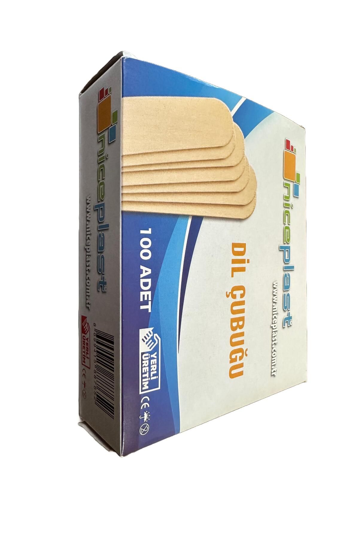 Niceplast Dil Çubuğu Ahşap Maket Çubukları 2 x 14 Cm. - 50 Adetlik Paket