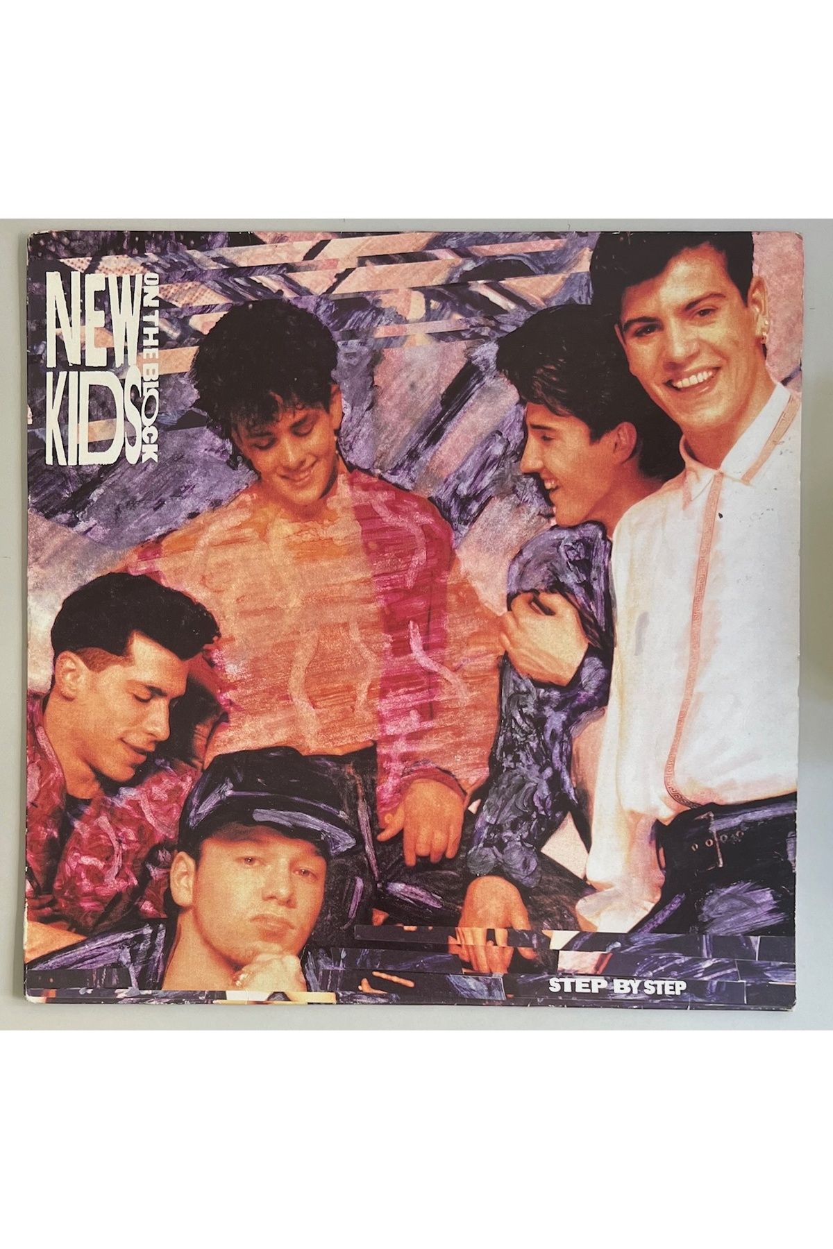 Plakevi İzmir New Kids On The Block Step By Step Lp Plak (1990 Orijinal Dönem Hollanda Baskı Plak)