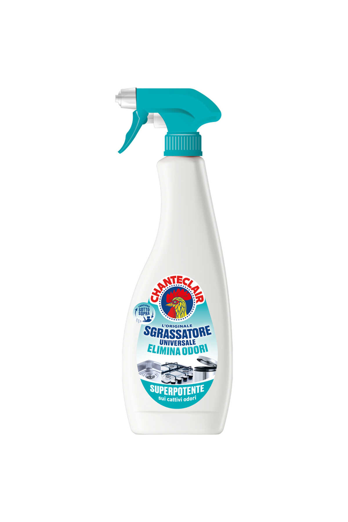 chante clair-Degreaser Spray eliminates odors, Chanteclair, 600 ml, Sgrassatore, for all surfaces and textiles 1