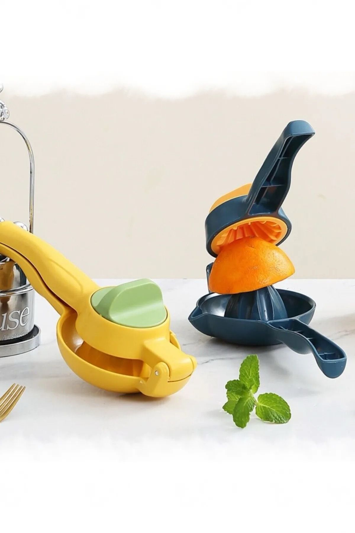 turzuccaciye-Plastic Lemon Squeezer New Generation Adjustable Practical Lemon Citrus Juicer 6