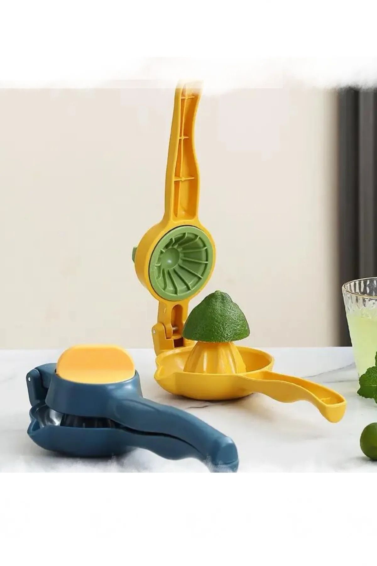 turzuccaciye-Plastic Lemon Squeezer New Generation Adjustable Practical Lemon Citrus Juicer 5