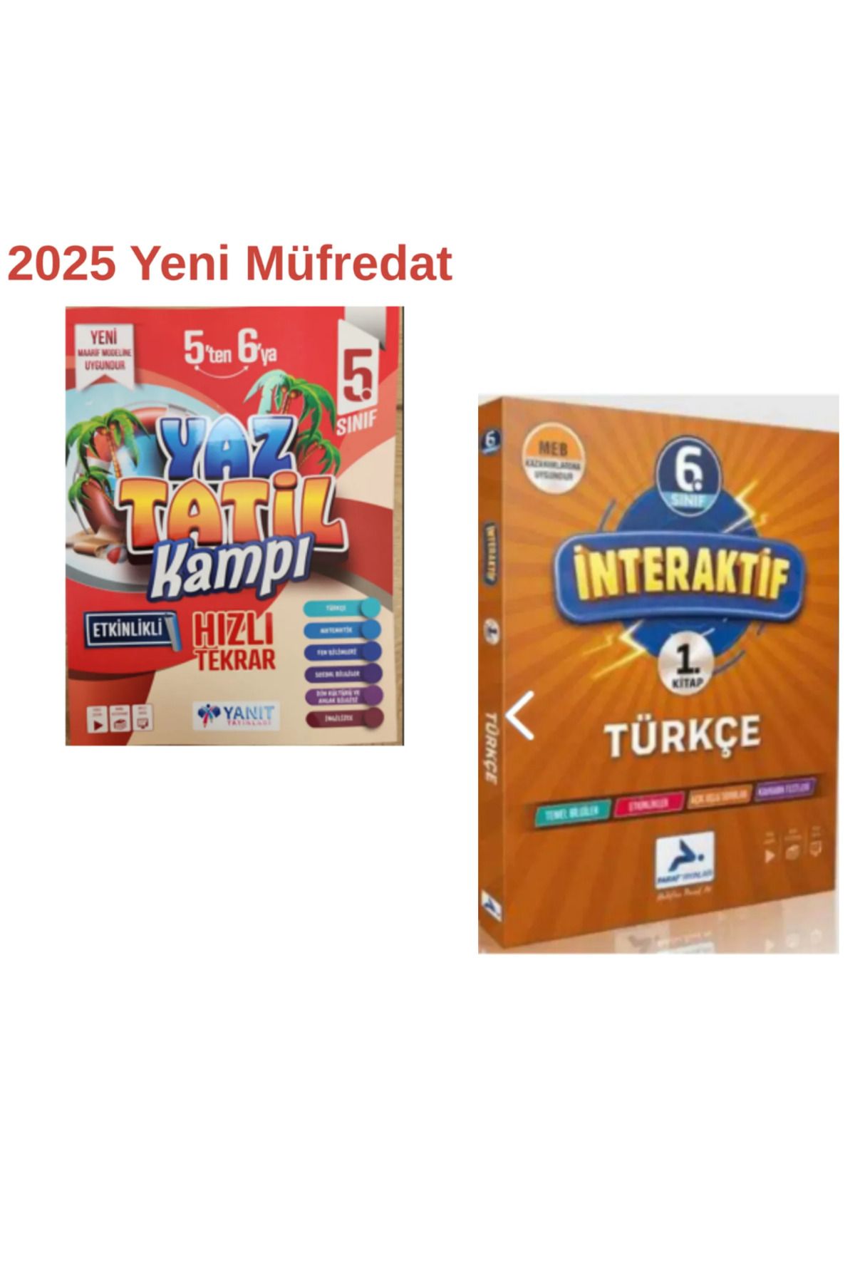 Yanıt Yayınları YANIT 5.SINIF YAZ TATİL KAMPI + PARAF İNTERAKTİF 6.SINIF TÜRKÇE SET 2025