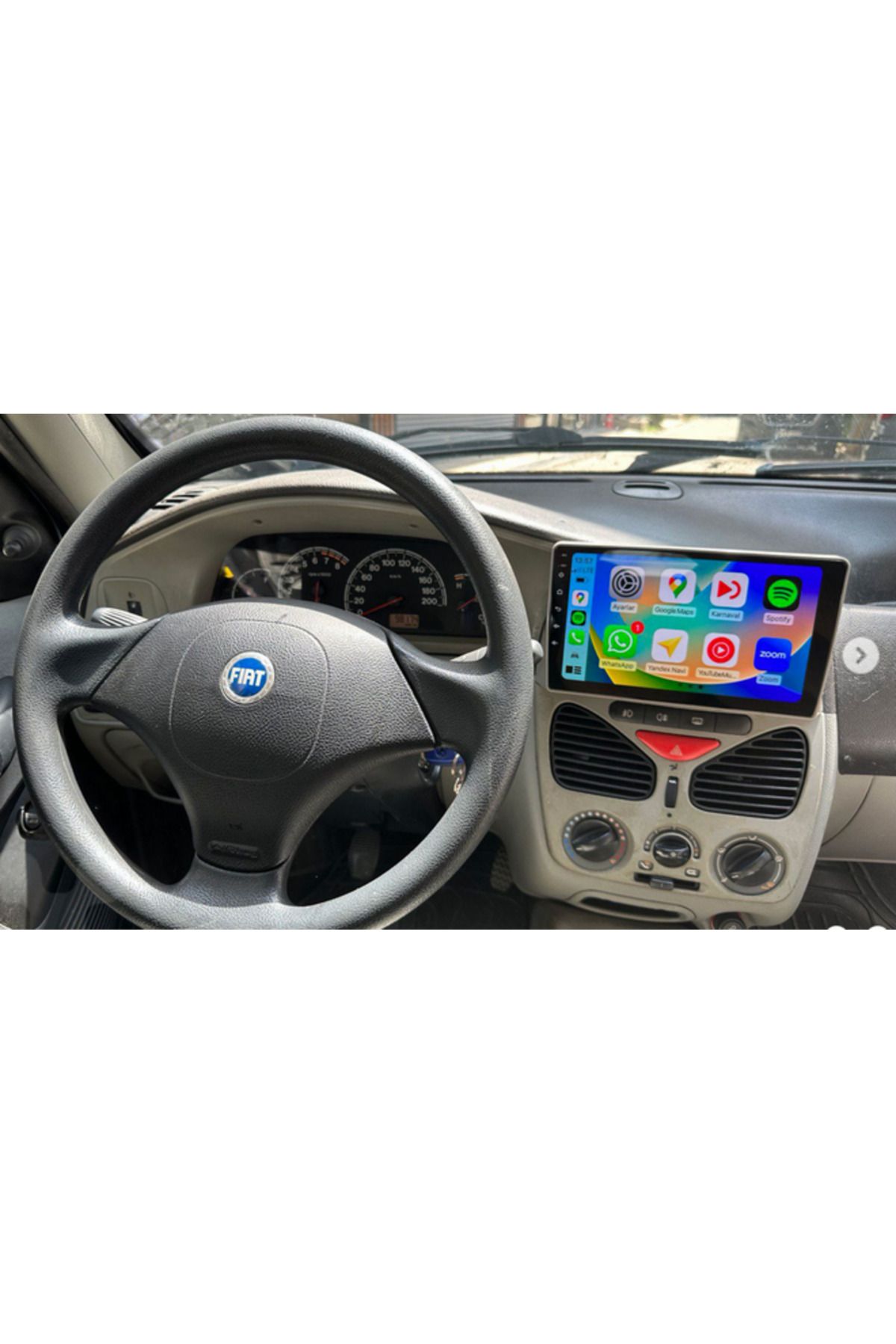 Blueway FİAT ALBEA(2002-2004) 9''ANDROİD Gerçek 2+32 GB / 4 Çekirdek 1.6/Wıfı Bt 5.4-Carplay-Ahd Hd KAMERALI