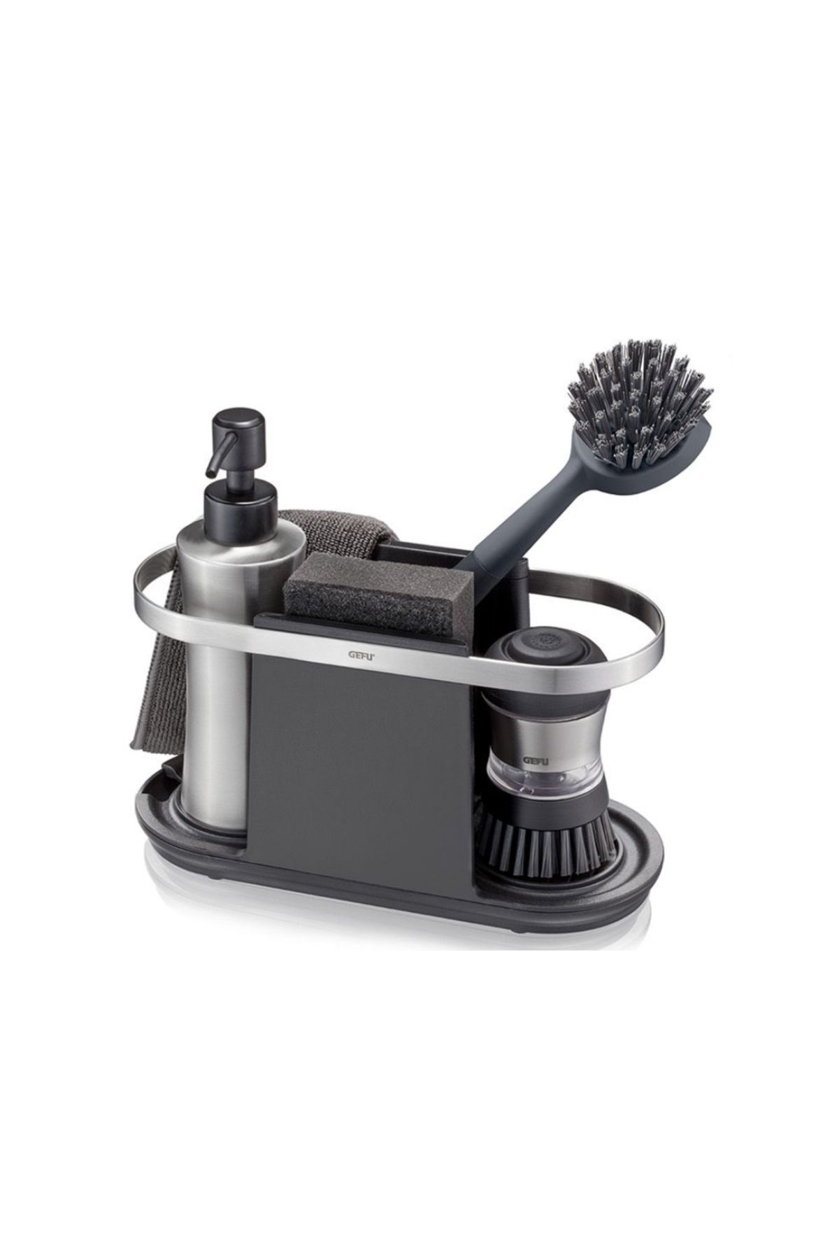 GEFU Smartlıne Lavabo Düzenleyici Paslanmaz Çelik/Plastik 24x10x13 cm