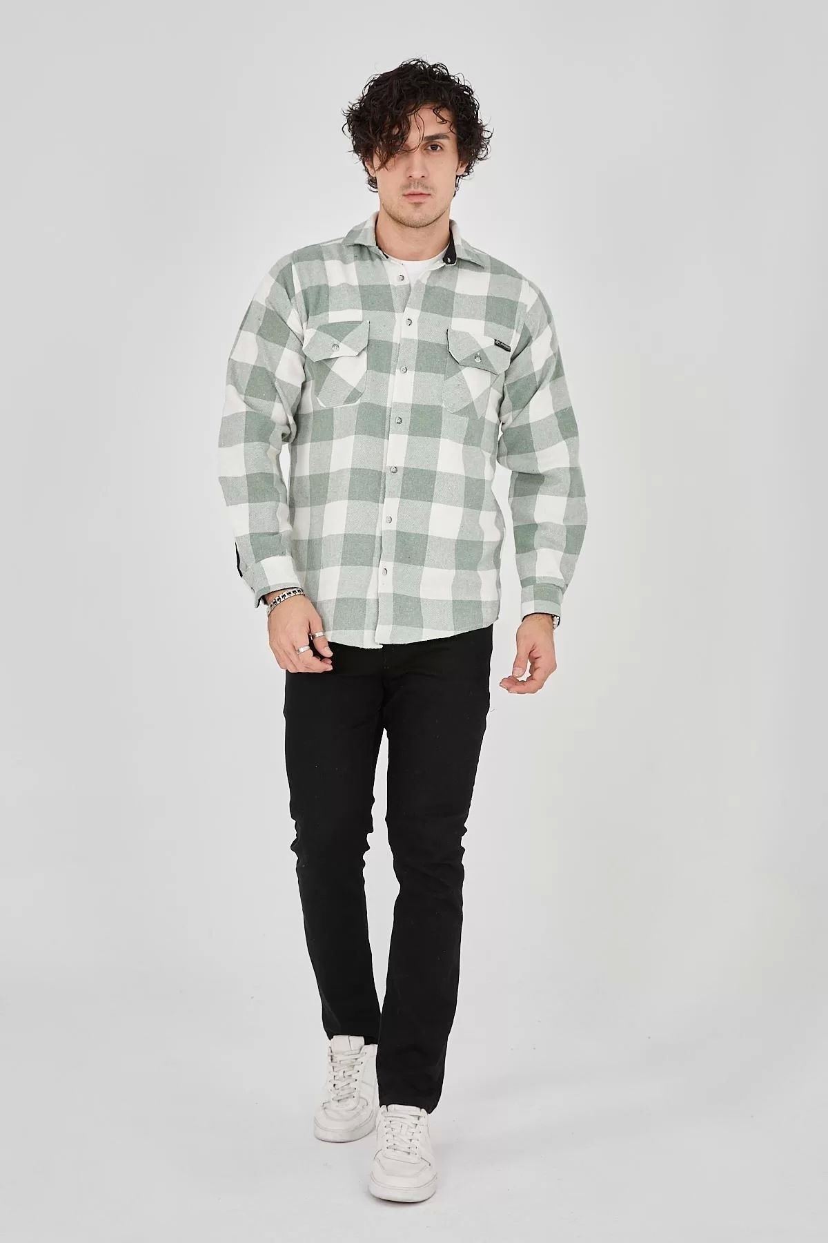 MODA CS Erkek Oduncu Gömlek - Yeşil