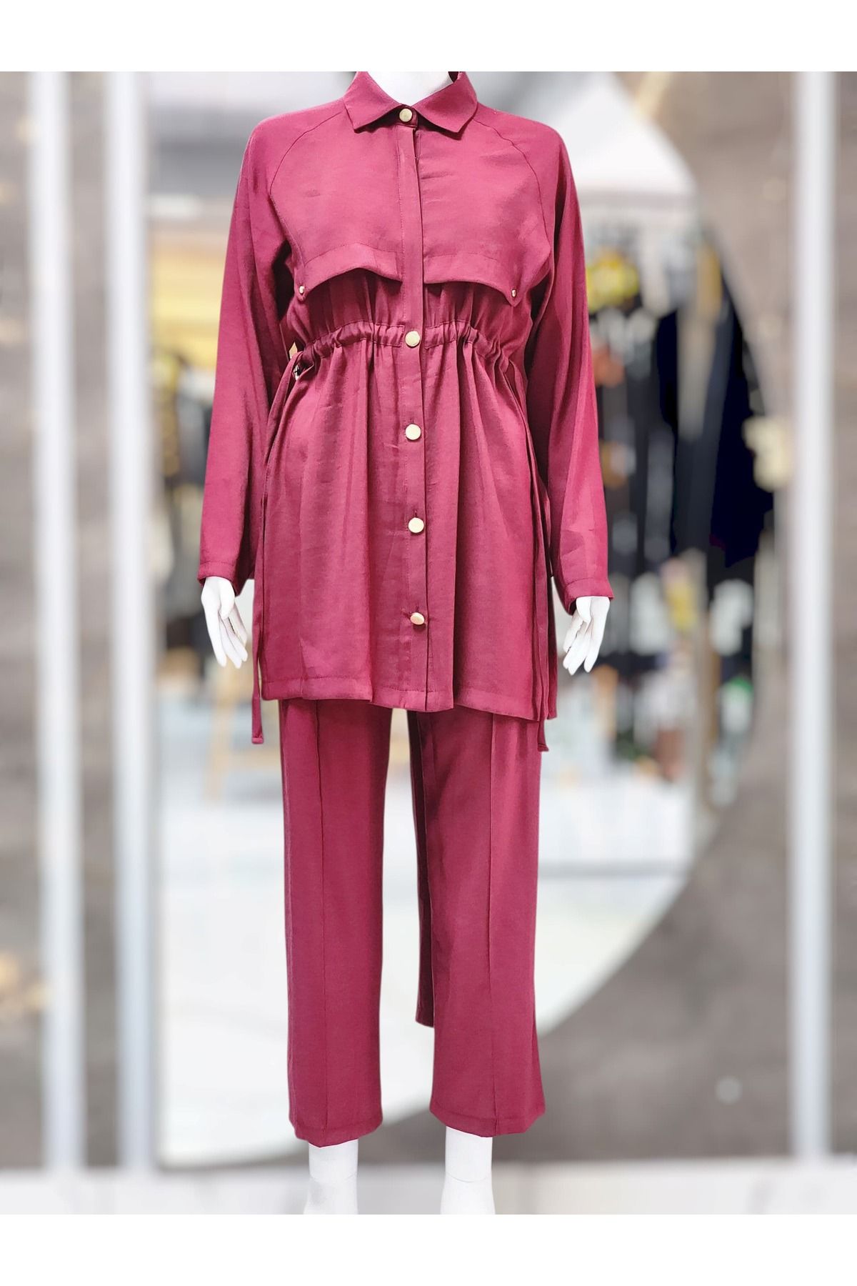 Ayce Moda BELDEN BAĞLAMALI İKİLİ TAKIM