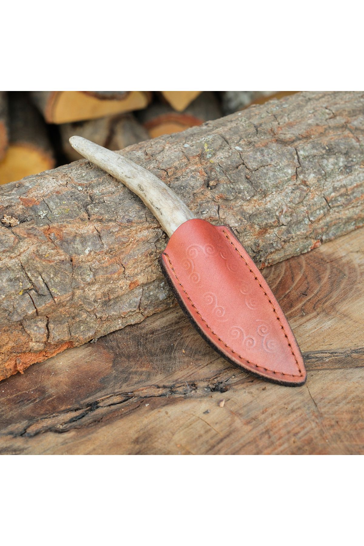 kösemehmet Bushcraft 15 CM - Geyik Boynuzu Sap