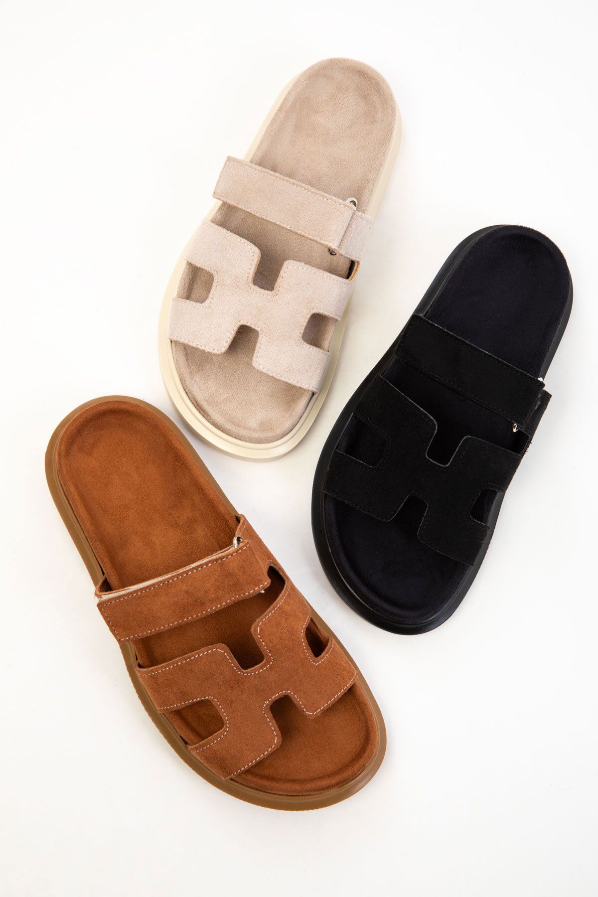 SOHO-Tan Suede Women's Slippers 20697 5