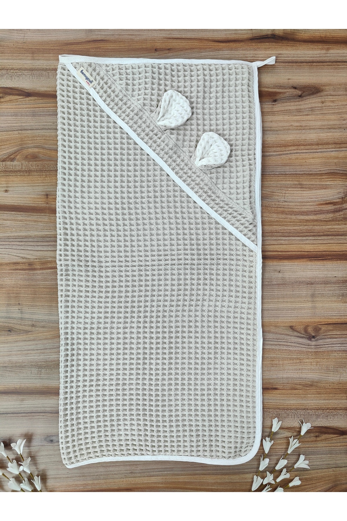 CATRE PİKE BEBEK BATTANİYESİ ÇİFT TARAFLI BEBEK HAVLU ÖRTÜ ULTRA SOFT COTTON YENİDOĞAN HEDİYELİK MEVSİMLİK fotoğrafı 7 (önizleme)