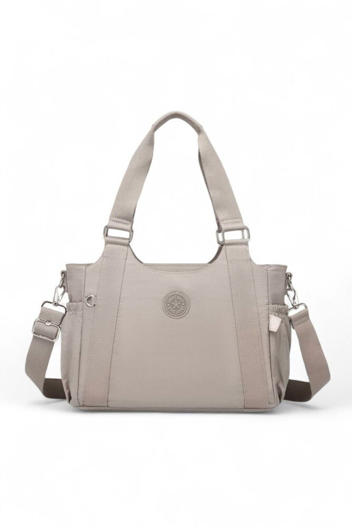 SMART BAGS Krinkıl Koyu Gri Kadın Omuz Çantası SMB 1163-1
