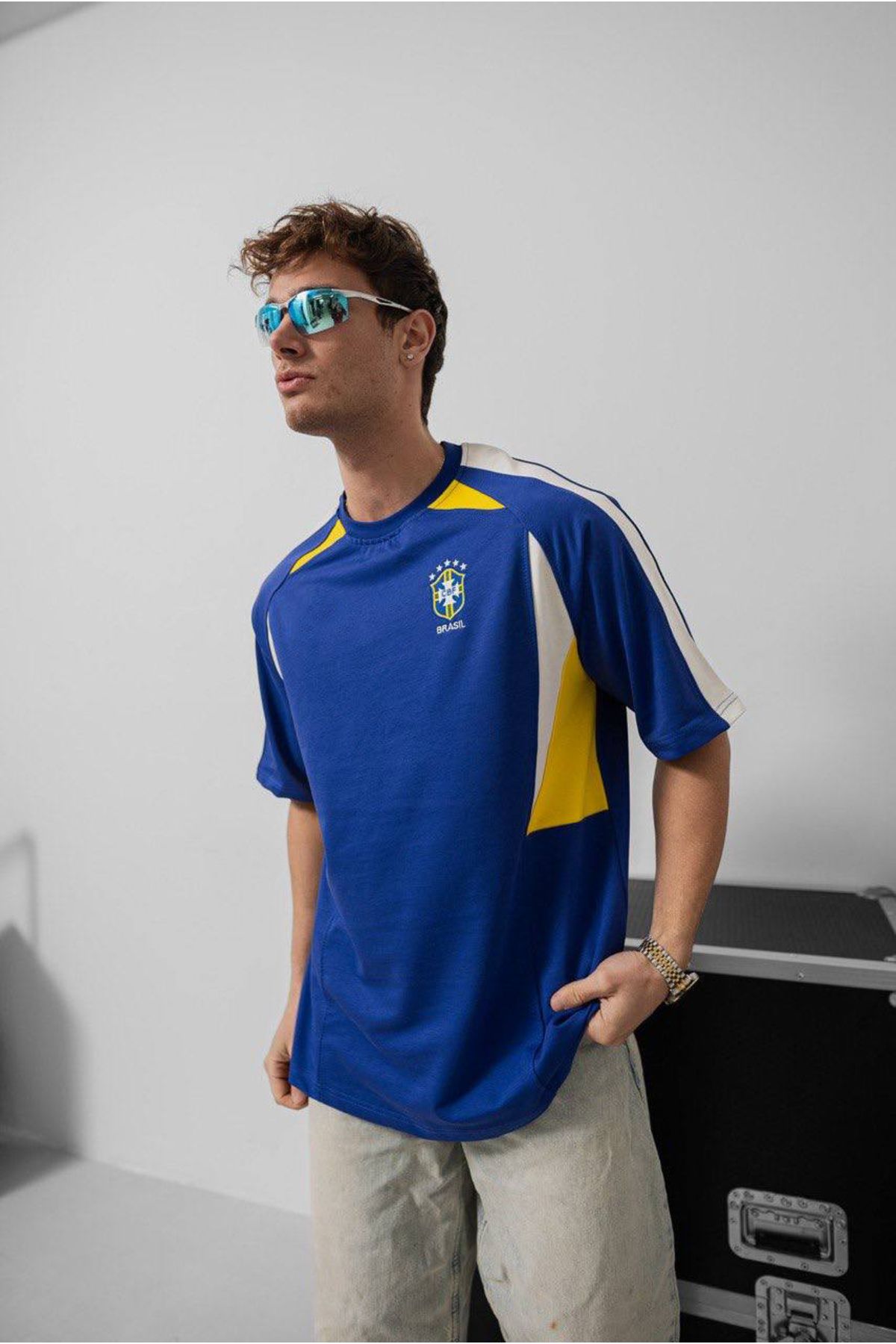 SENTİNEL WEAR BREZİLYA NAKIŞLI ŞERİTLİ PREMIUM T-SHIRT