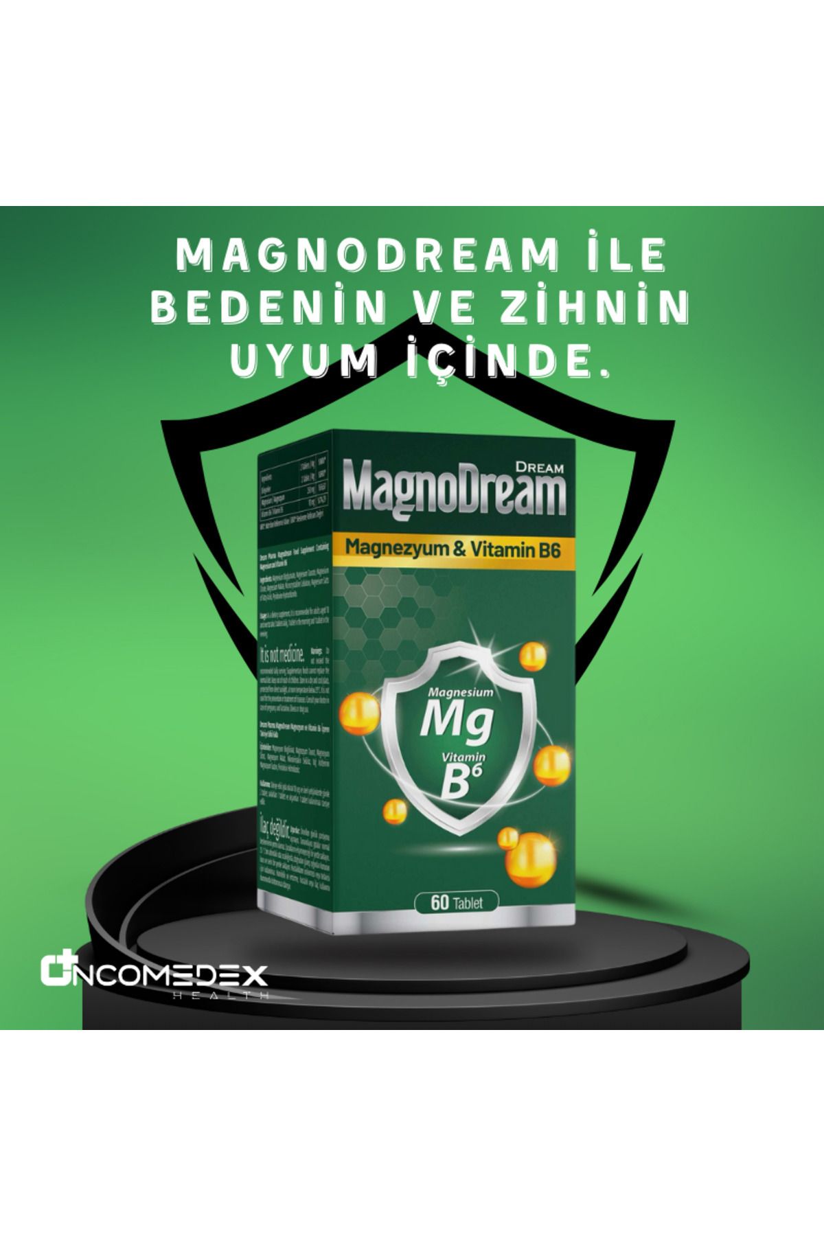 magnodream magnezyum& B6 vitamin