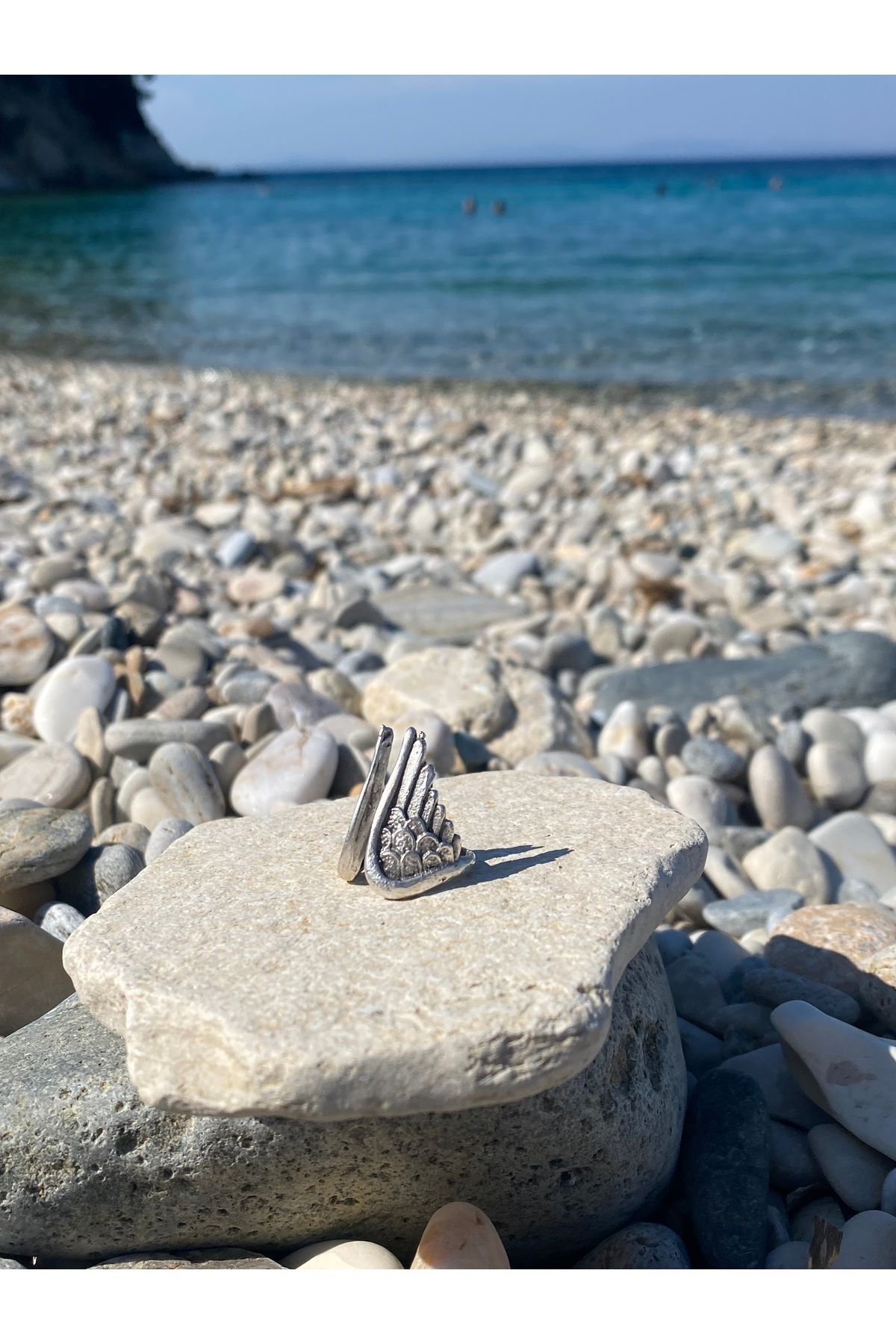 Cayo Largo Jewellery Lithra Gümüş Yüzük Pirinç Üzeri Gümüş Kaplama