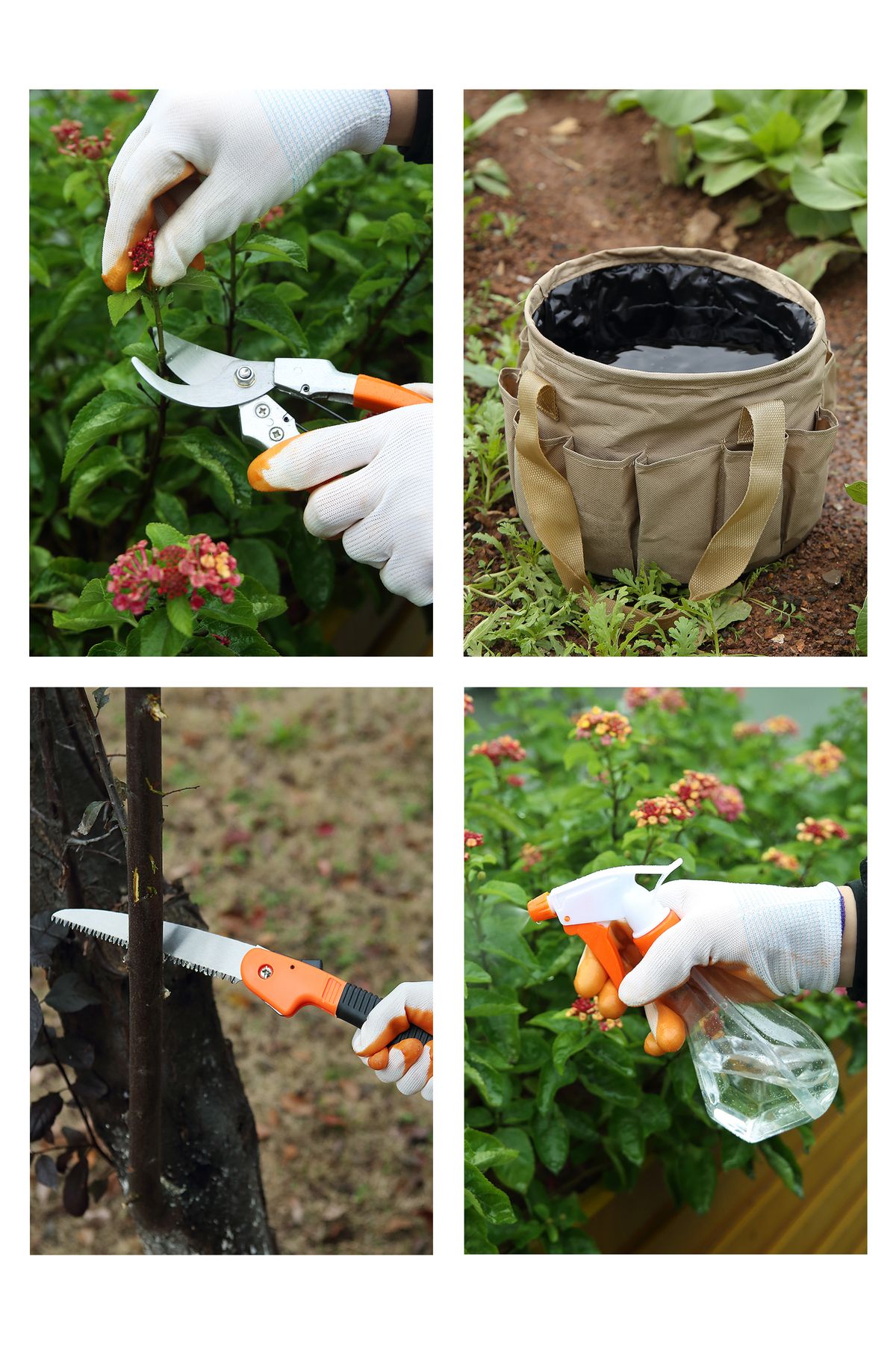 Lawazim-Garden Bucket with Tools - 10-Piece Set - Sturdy Rust-Resistant Gardening Tools with Ergonomic Desig 5