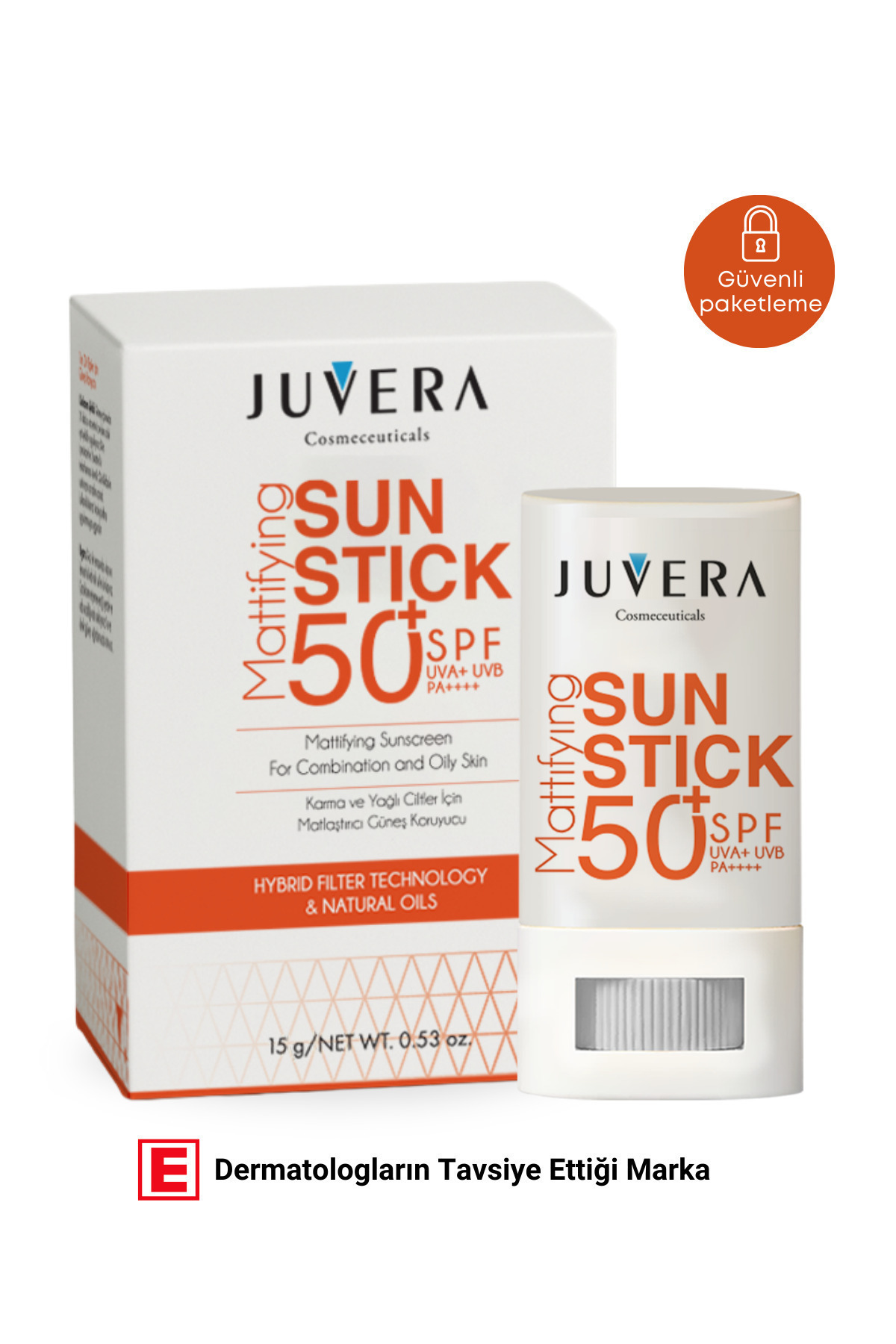 Stick Güneş Koruyucu Krem Karma Ve Yağlı Ciltler Için 50spf Pa++++ 15gr — 100 05 003 — تصویر 2 از 8