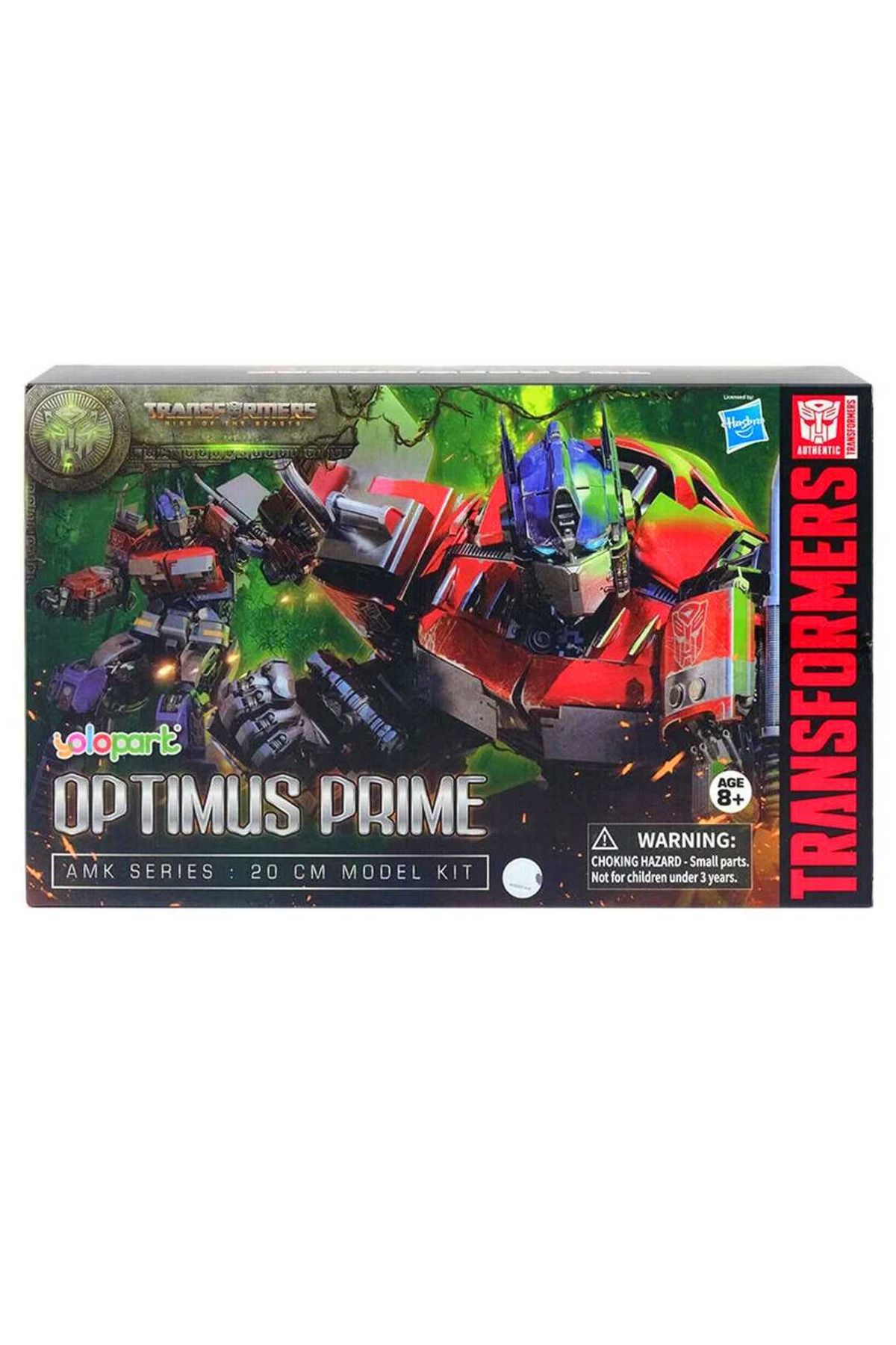 BAŞEL TRANSFORMERS RİSE OF THE BEASTS AMK SERİES OPTİMUS PRİME MODEL KİT 20 CM 8+ - 4