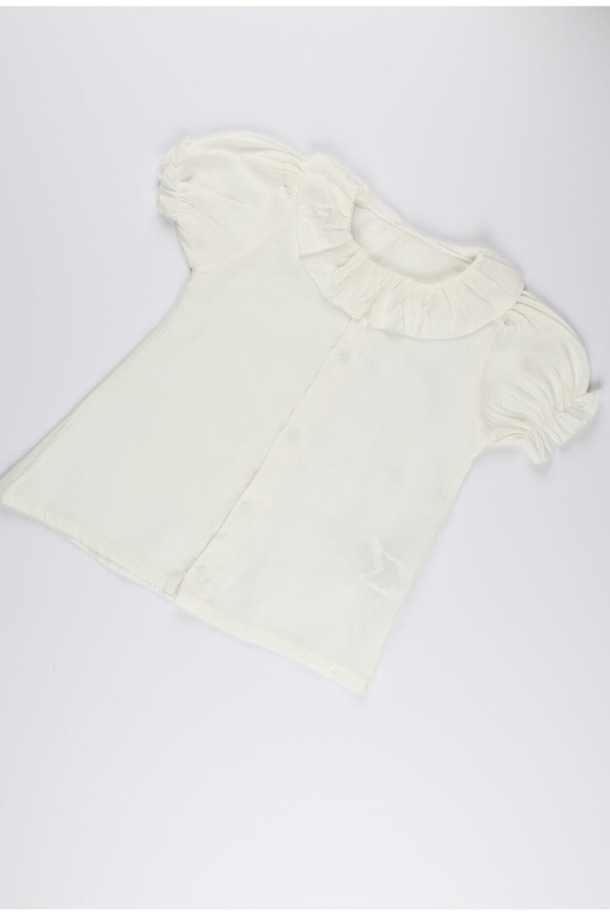 Melekpare Kız Bebek Pembe 2li Askılı Jile Tulum Ve Gömlek Set fotoğrafı 5 (önizleme)