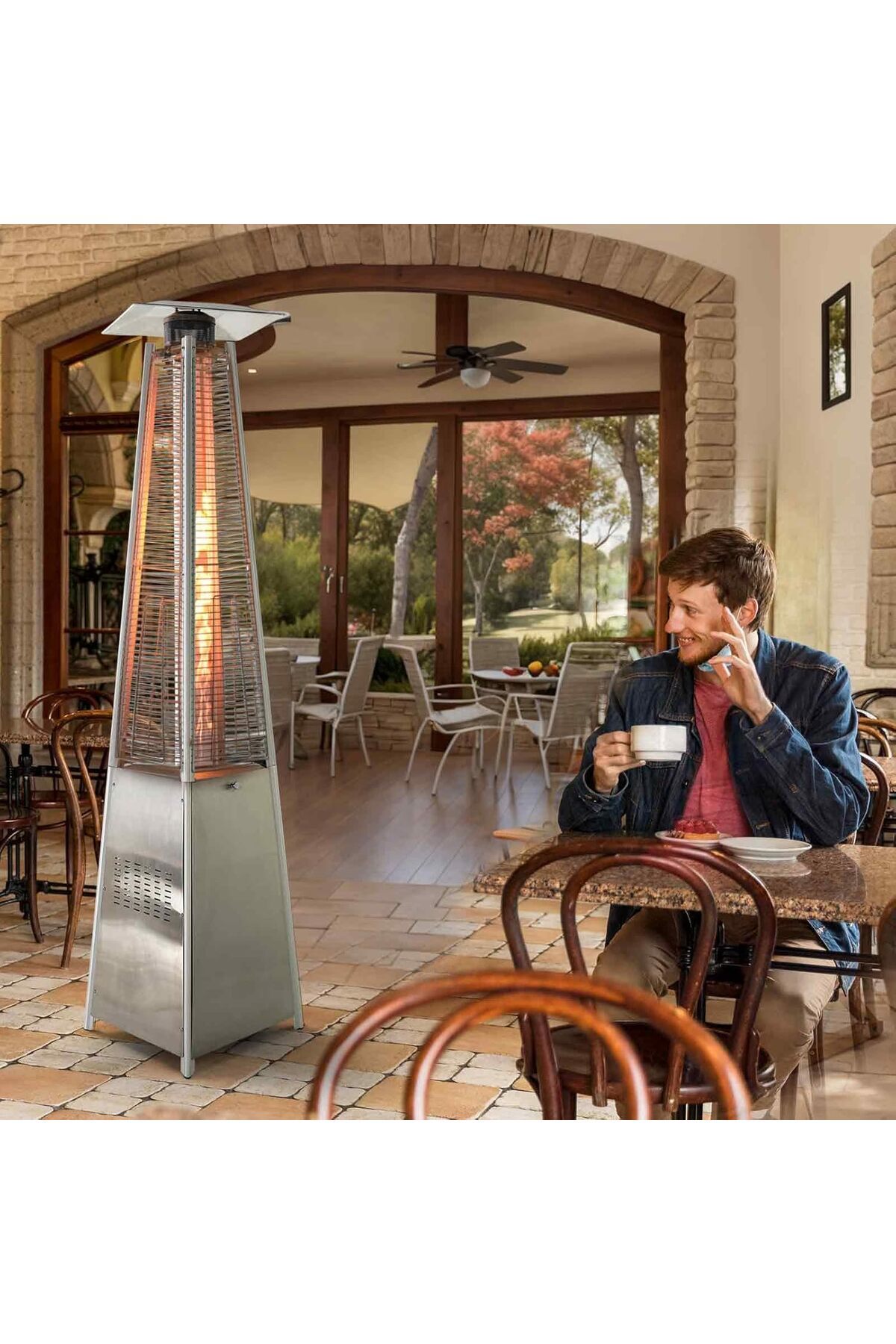 مدفأة خارجية للحدائق والمطاعم – 13 كيلو واط – CM-38031