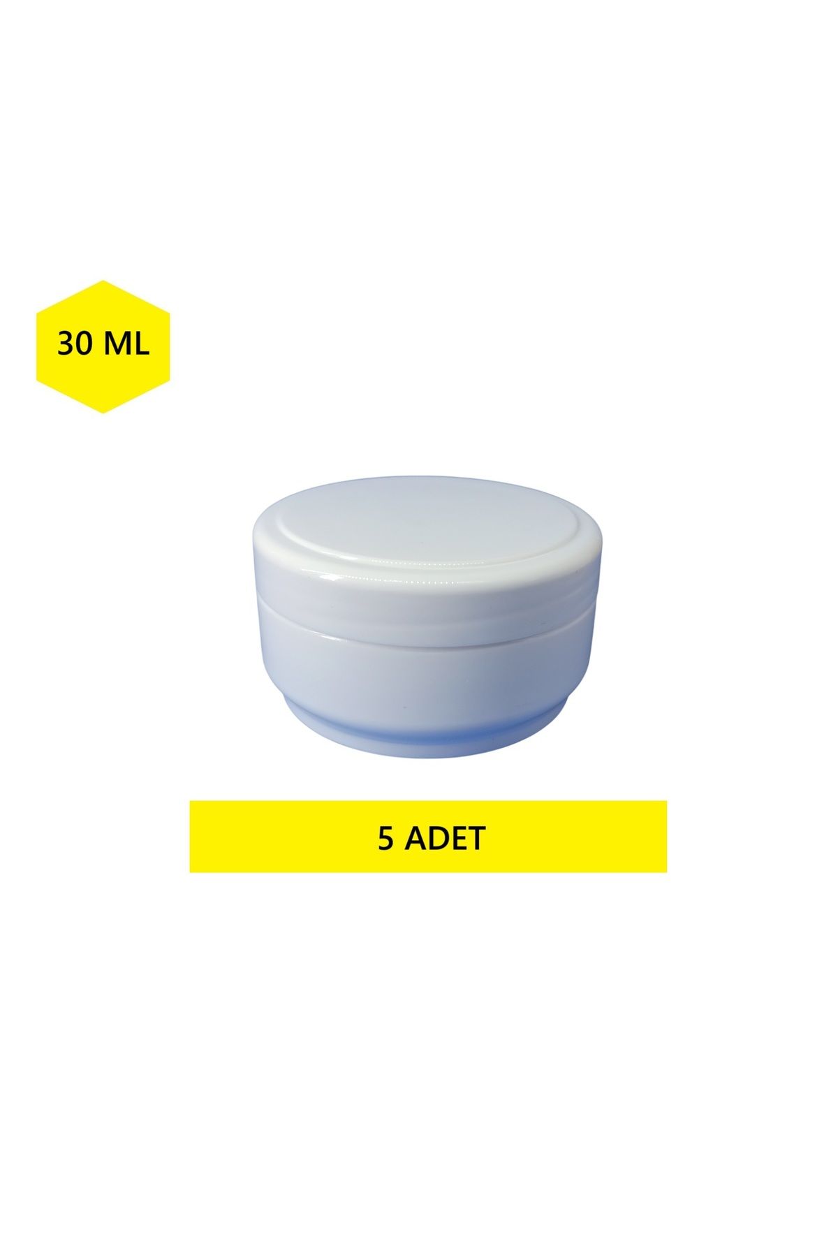 demethome 30 Ml Boş Pomat-krem-kozmetik Kutusu 30 cc Plastik Krem Kavanozu 1-5-10-25-50-100-250 Adet Şeçenekli