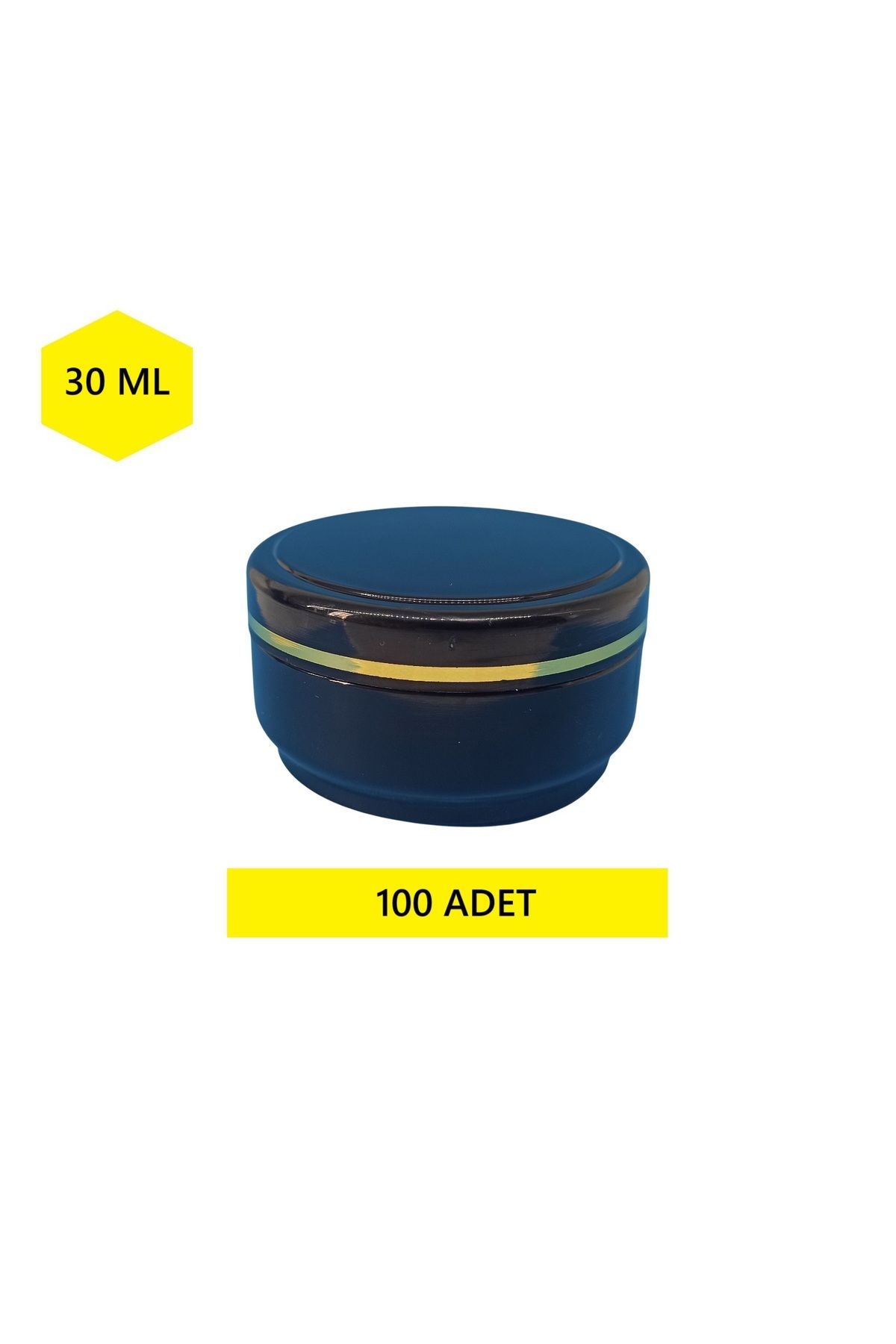 demethome 30 Ml Boş Pomat-krem-kozmetik Kutusu 30 cc Plastik Krem Kavanozu 1-5-10-25-50-100-250 Adet Şeçenekli