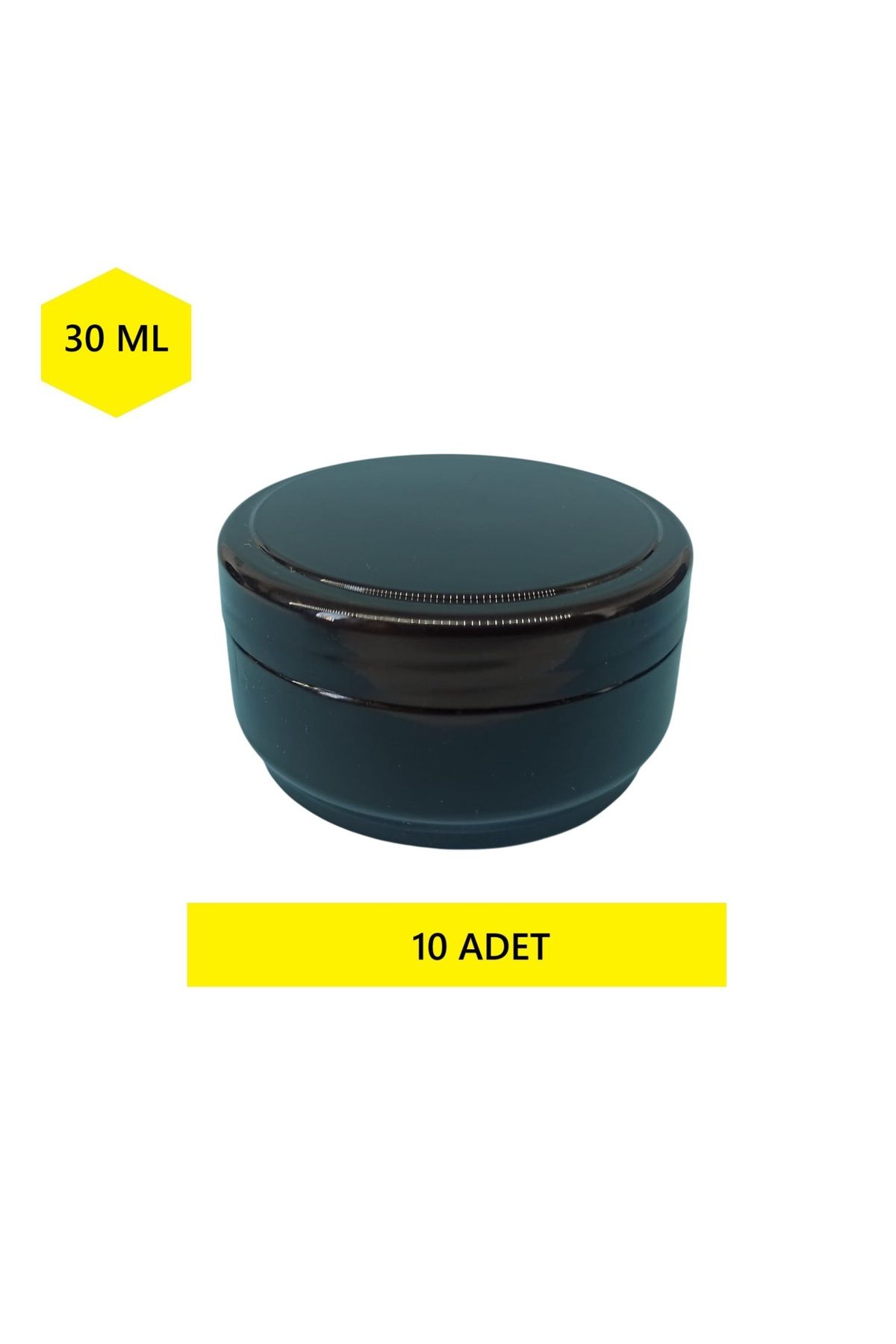 demethome 30 Ml Boş Pomat-krem-kozmetik Kutusu 30 cc Plastik Krem Kavanozu 1-5-10-25-50-100-250 Adet Şeçenekli