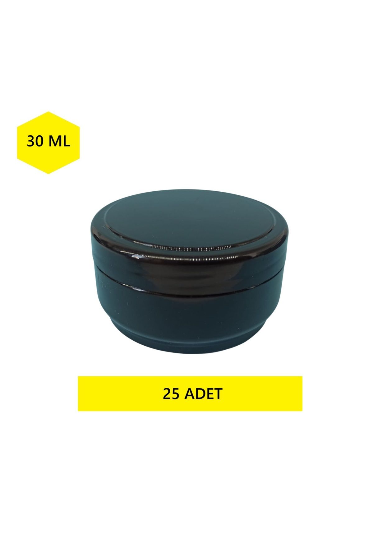 demethome 30 Ml Boş Pomat-krem-kozmetik Kutusu 30 cc Plastik Krem Kavanozu 1-5-10-25-50-100-250 Adet Şeçenekli