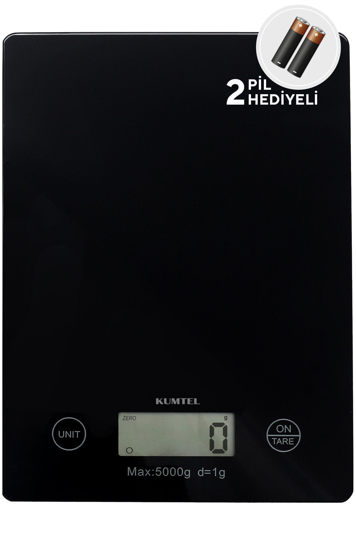 KUMTEL Dijital Cam Mutfak Tartısı Hks-03