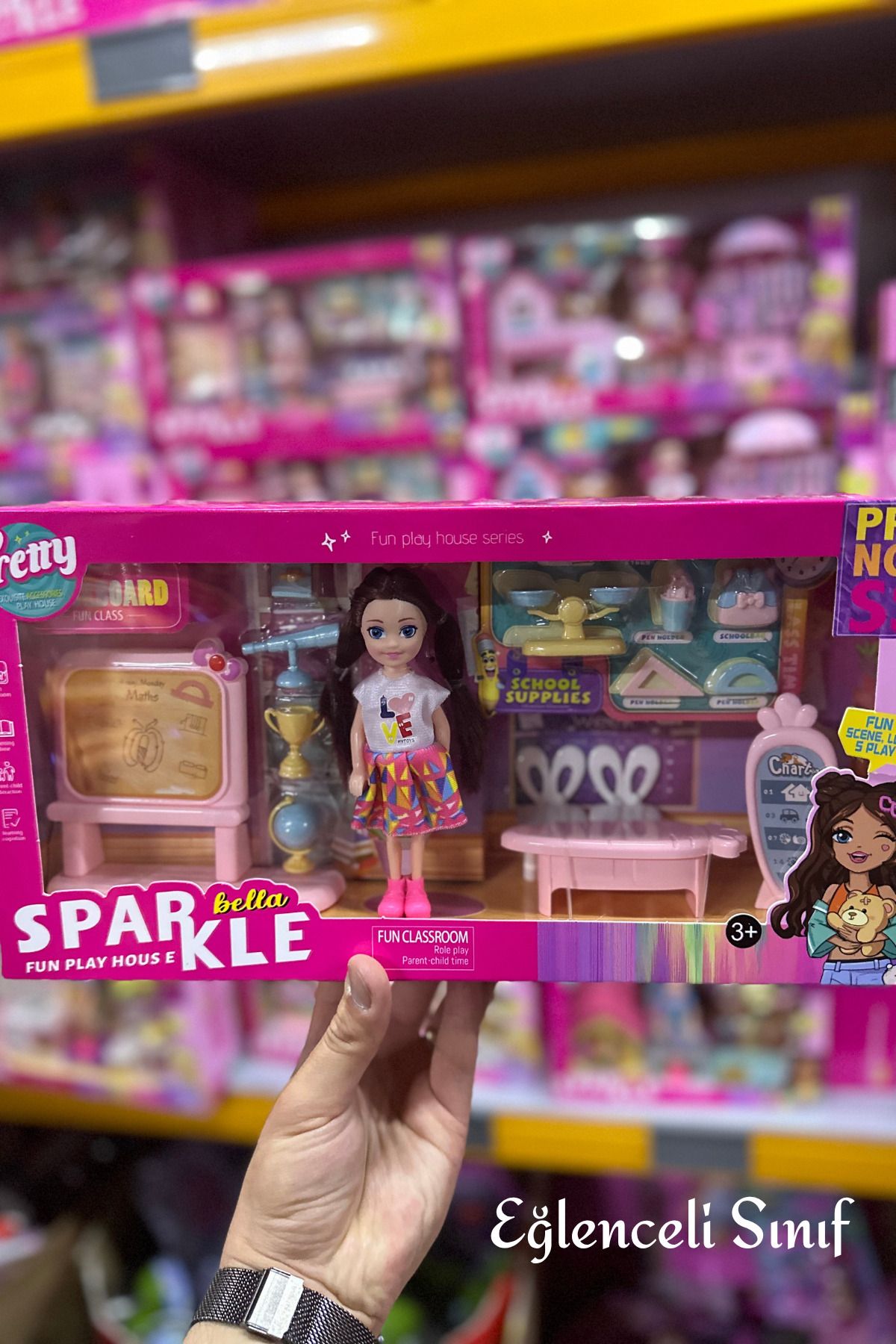 craftivio Eğlenceli Sınıf Temalı Bella Sparkle Sevimli Oyun Serisi