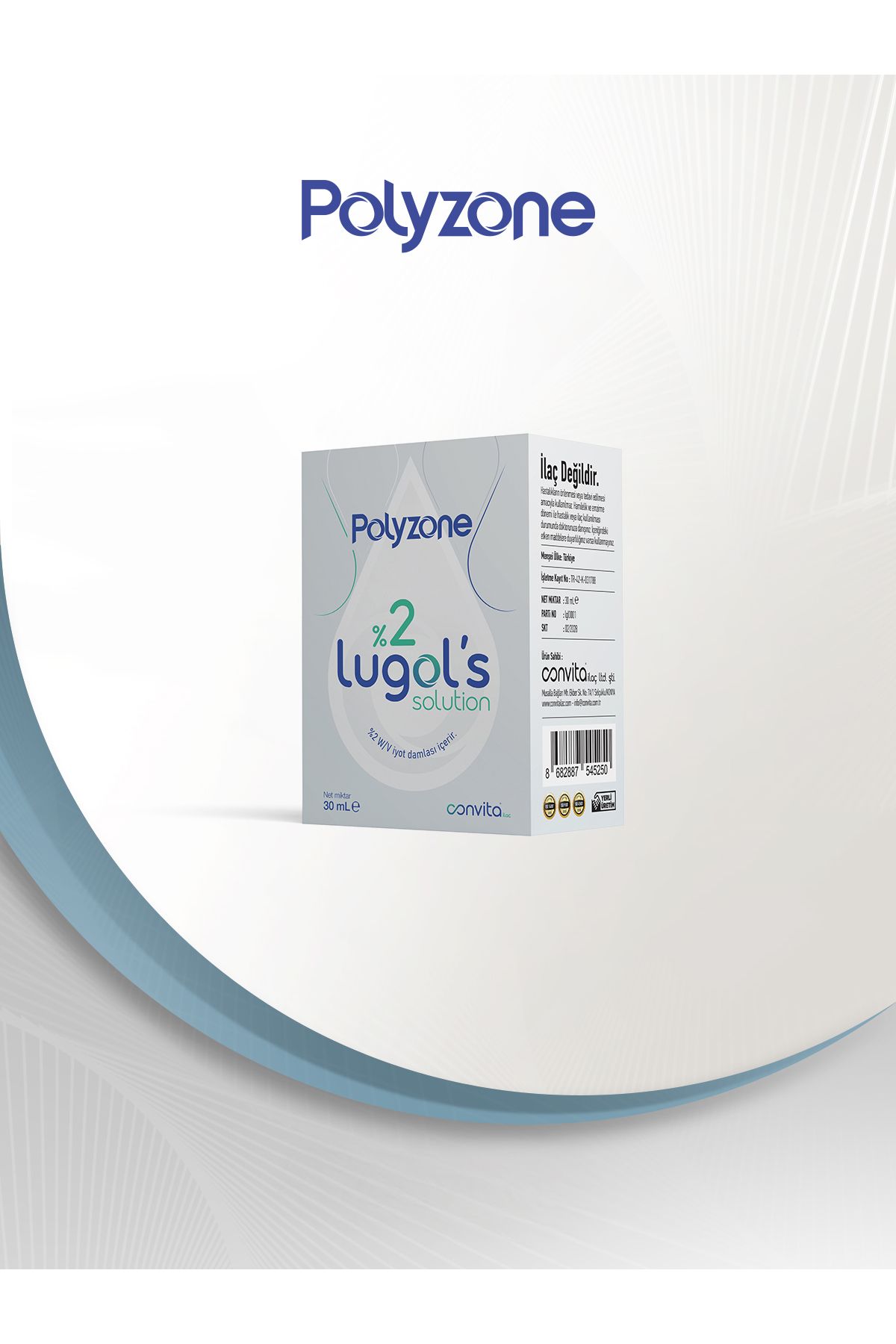 Polyzone Lugol's Solutıon %2 30 ML Polyzone