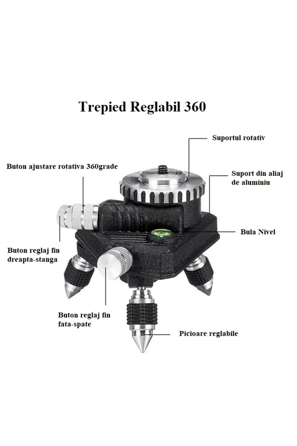 INVINCIO-Laser Level Invincio Green, 12 Lines, Horizontal, Vertical, Perimeter, Magnetic Mounting, Indoor and 4