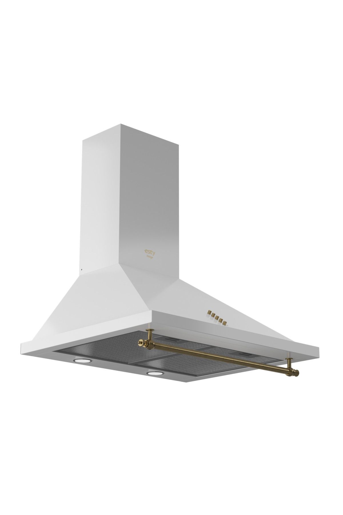 Esty 2120 Beyaz 60 Cm Duvar Tipi Davlumbaz