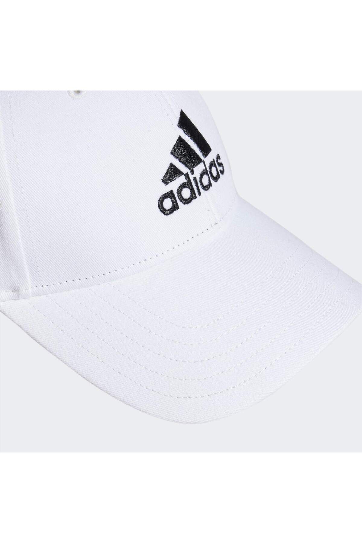 کلاه سفید مردانه و زنانه بیس بال پنبه ای adidas