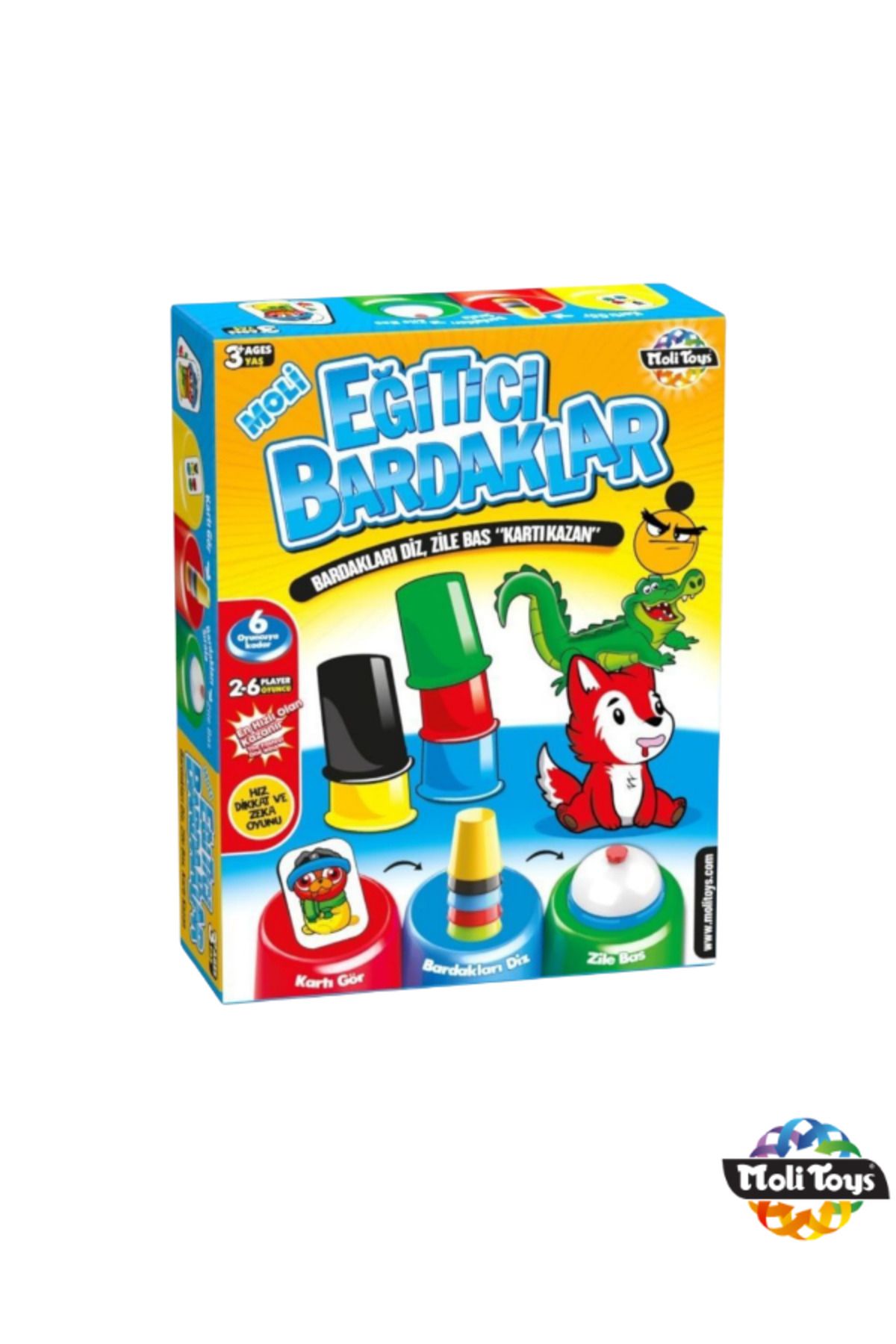Moli Toys Eğitici Bardaklar - 2 Oyun 1 Arada