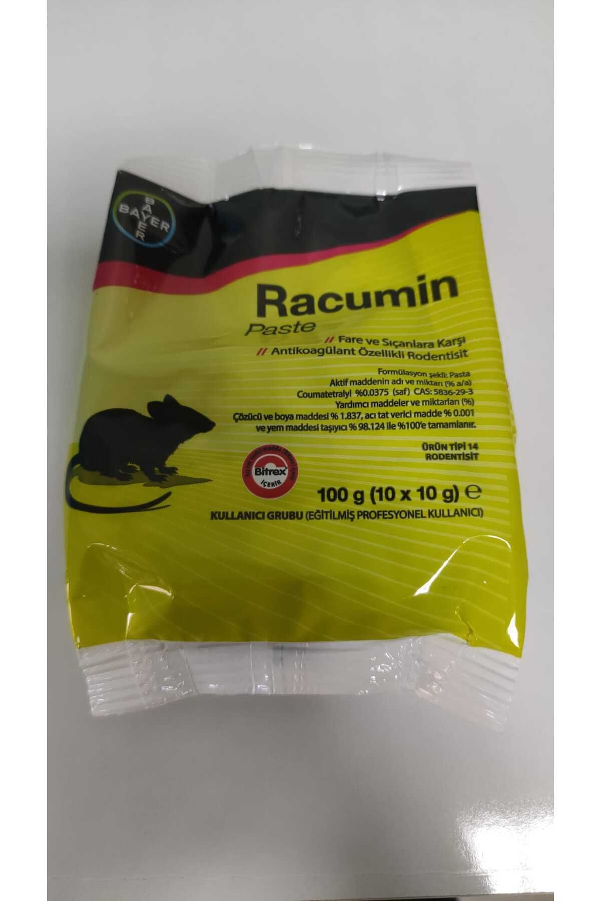 Bayer Racumin Fare Zehiri Pasta 100 gr