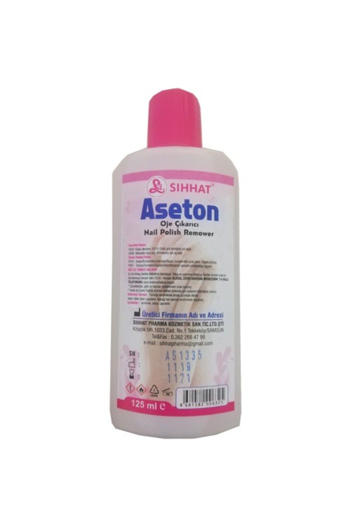 Sıhhat Aseton 125 ml
