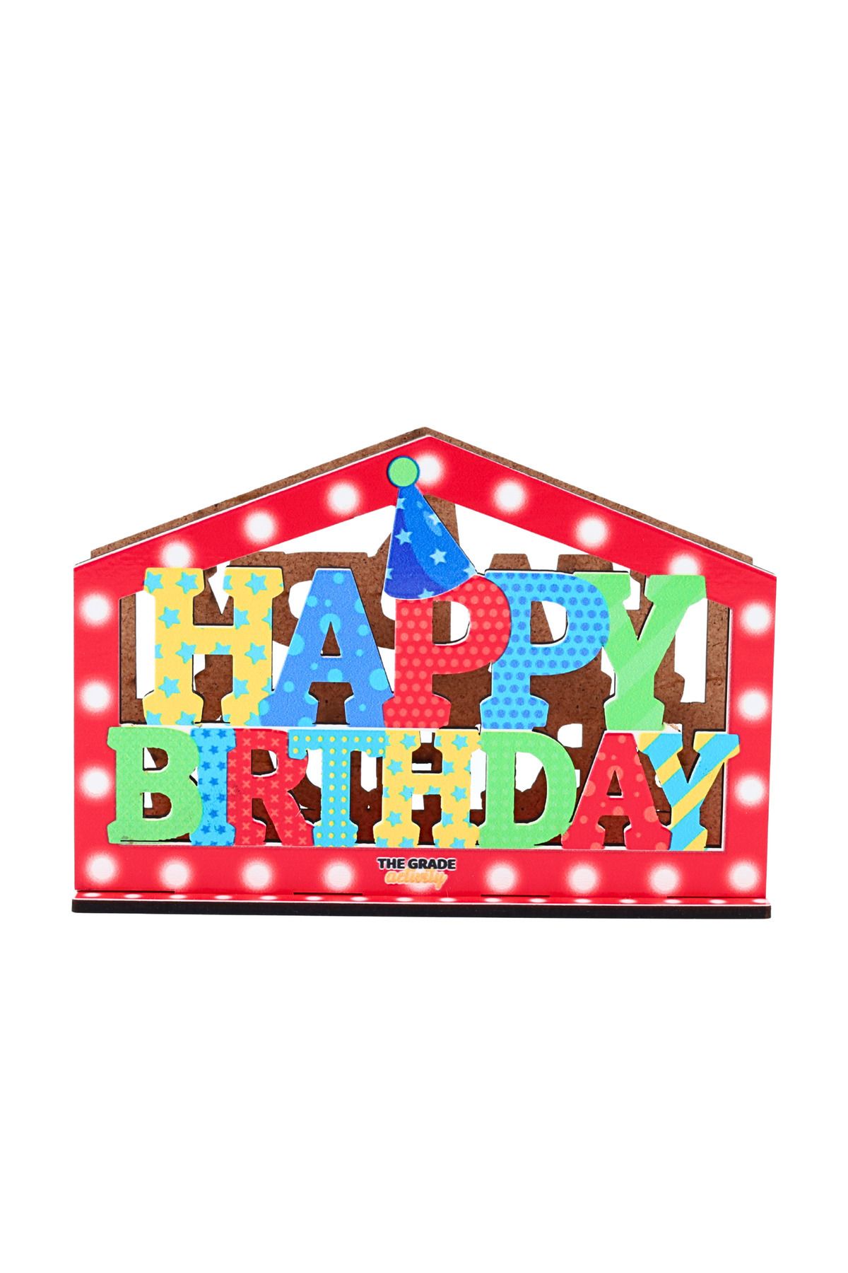 The Grade Happy Birthday peçetelik Doğum günü süsleri çocuk parti süsleri doğum günü parti malzemeleri